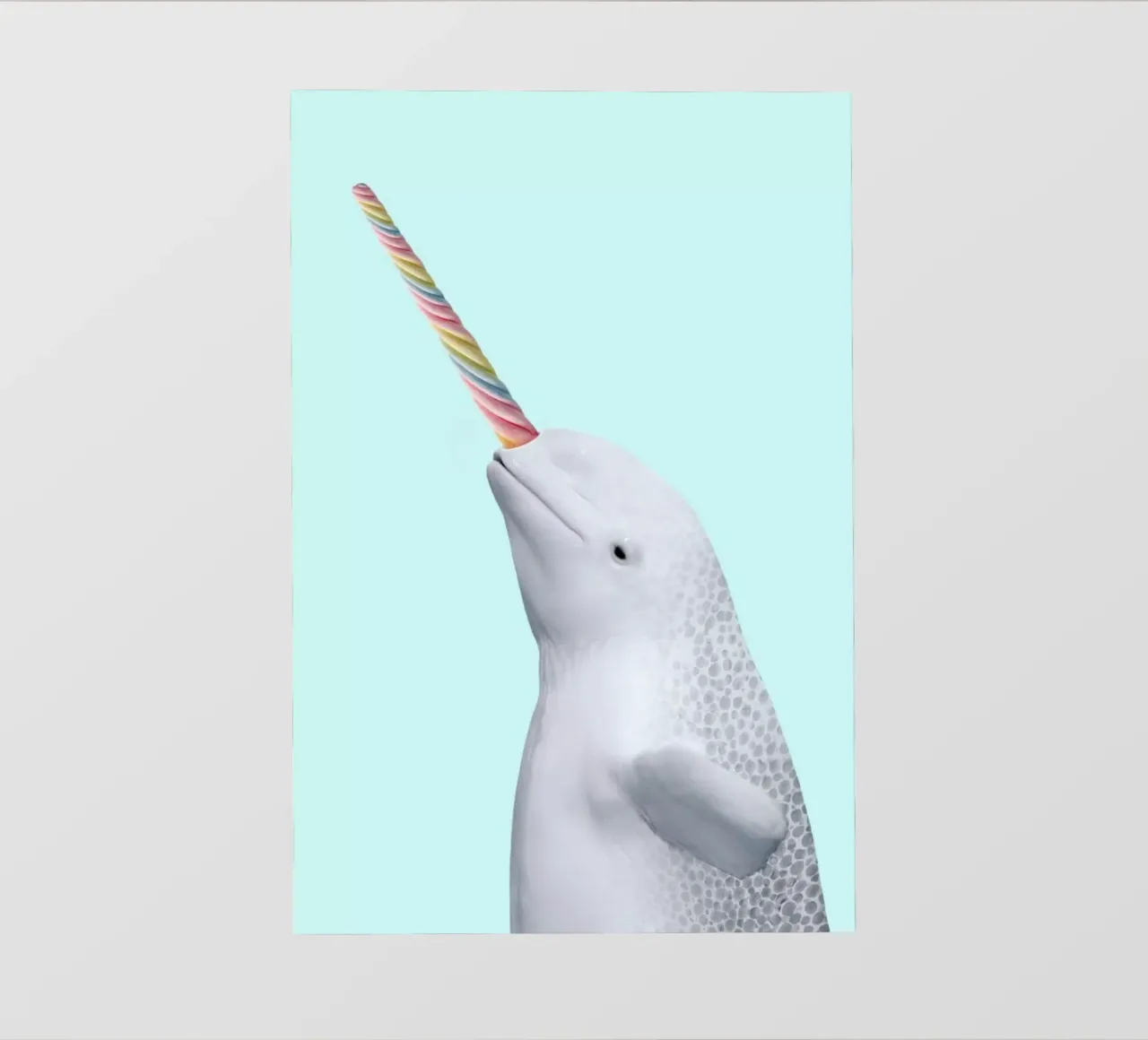 Sea Unicorn telo in pvc da Paul Fuentes Design