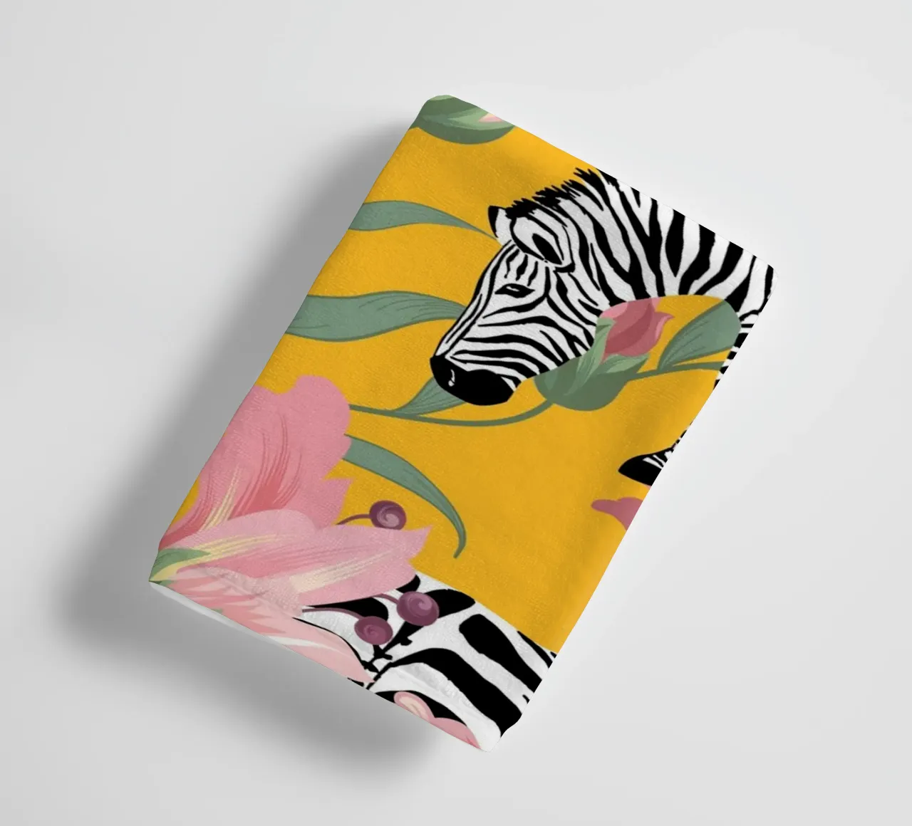 Zebra Gestreift Für Leben Gelb Wald Natur Handtuch von 83oranges