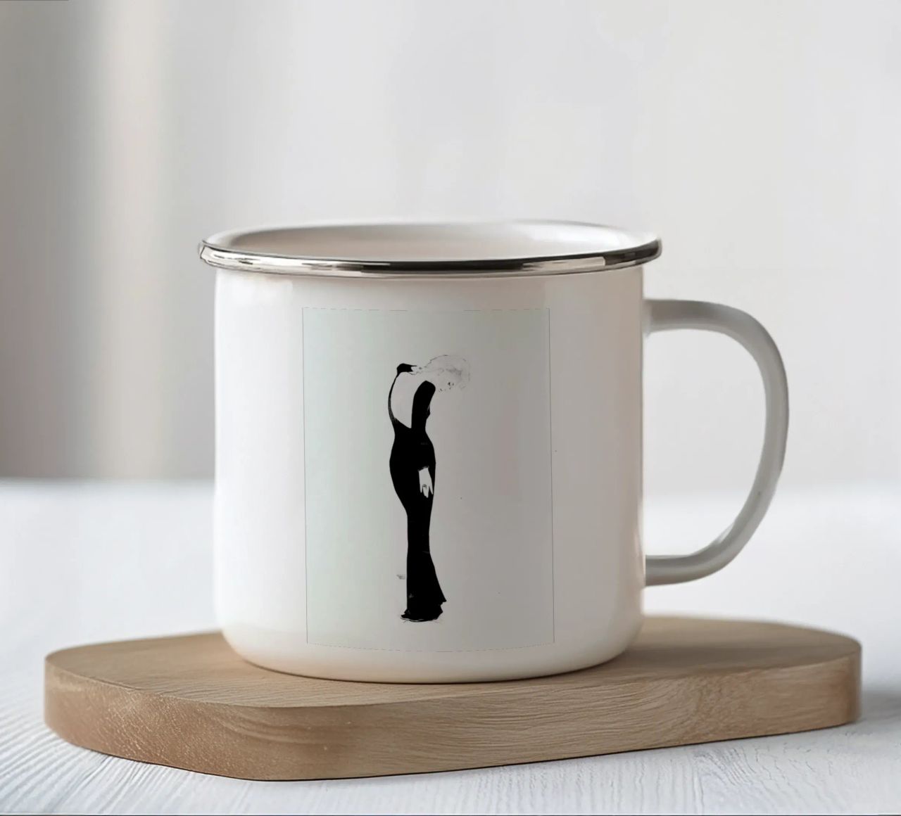 Milou tazza in smalto da Floyd Grey