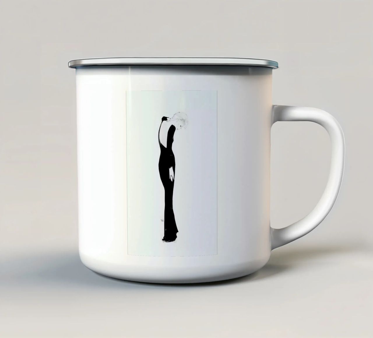 Milou tazza in smalto da Floyd Grey
