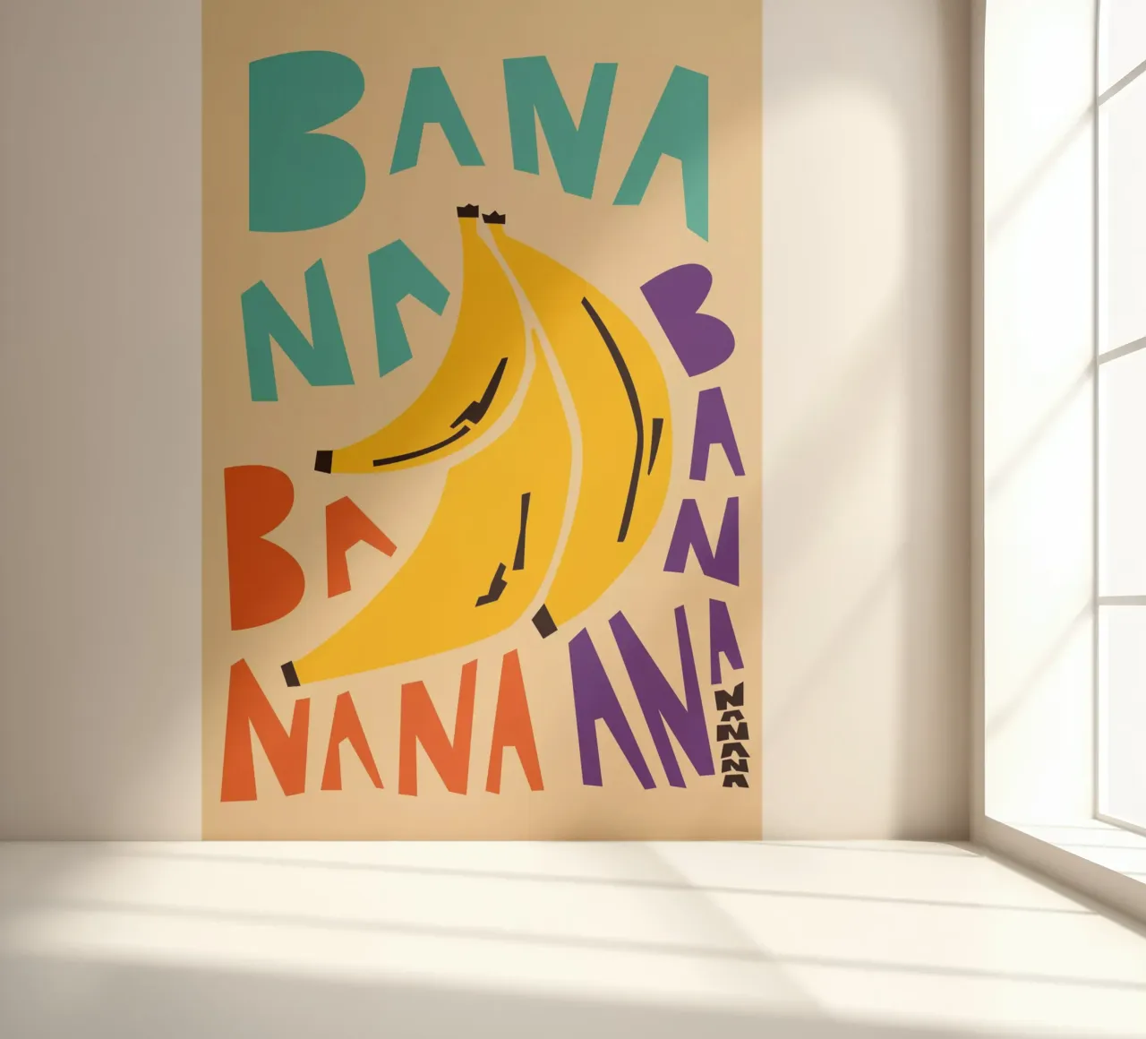 Bana Banana photo wallpaper by Fox & Velvet