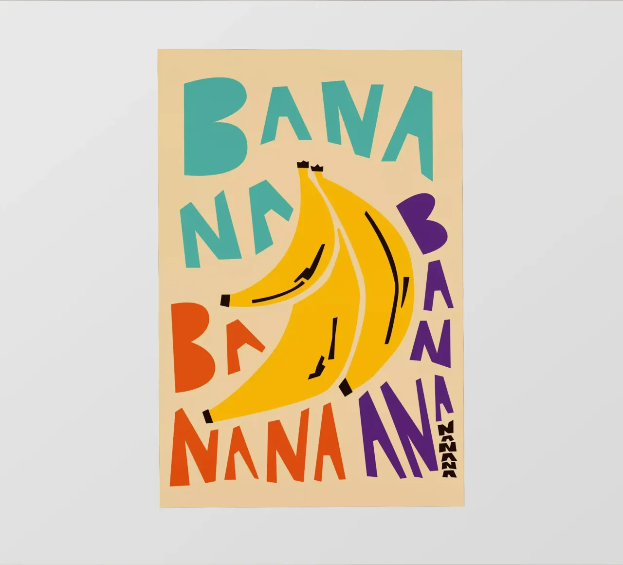 Bana Banana photo wallpaper by Fox & Velvet