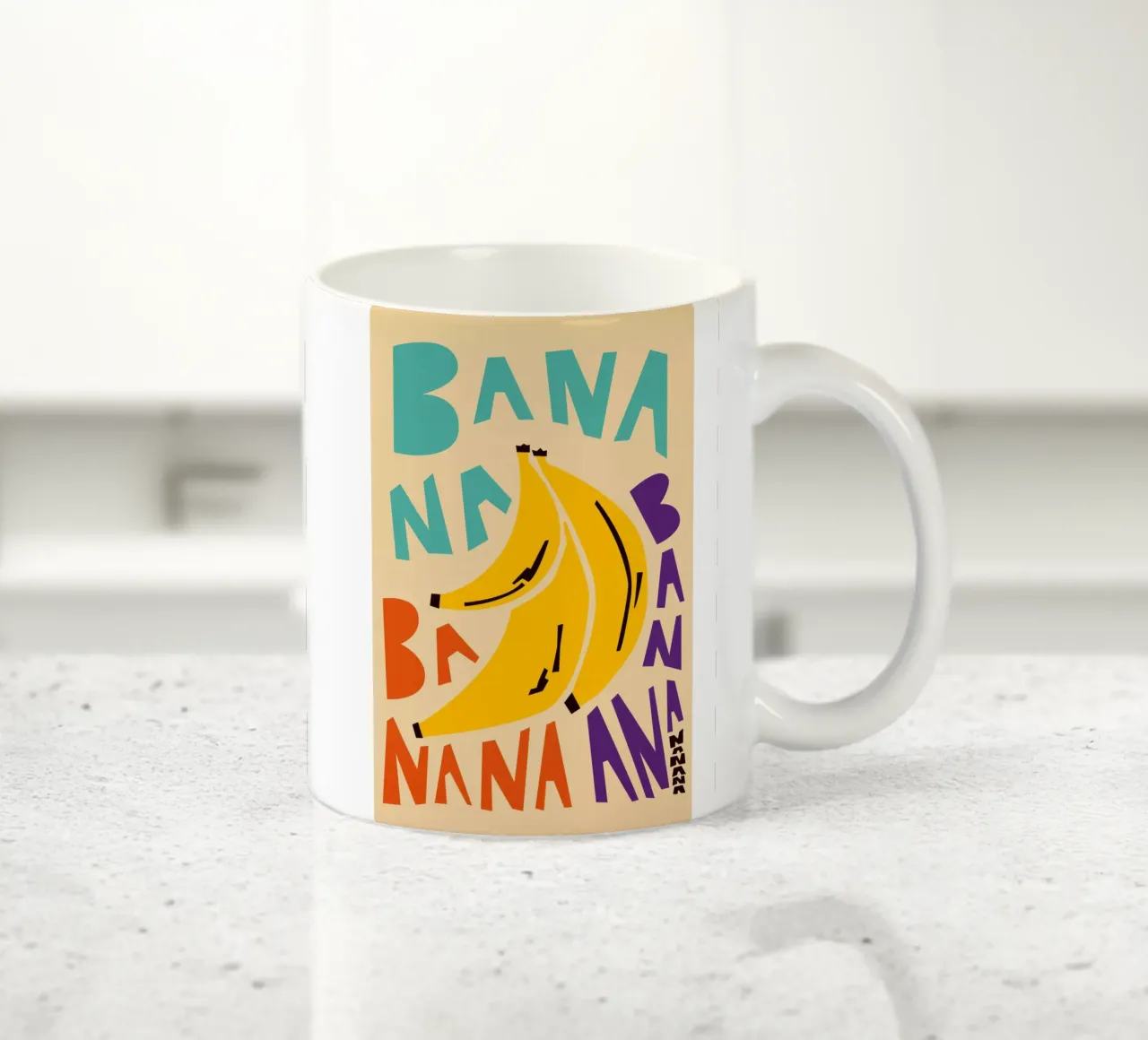 Banana Bana tazza in ceramica da Fox & Velvet