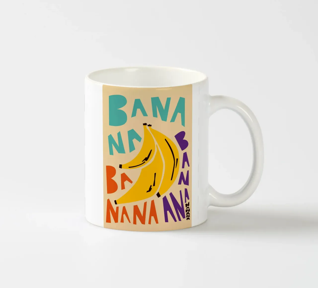 Banana Bana tazza in ceramica da Fox & Velvet