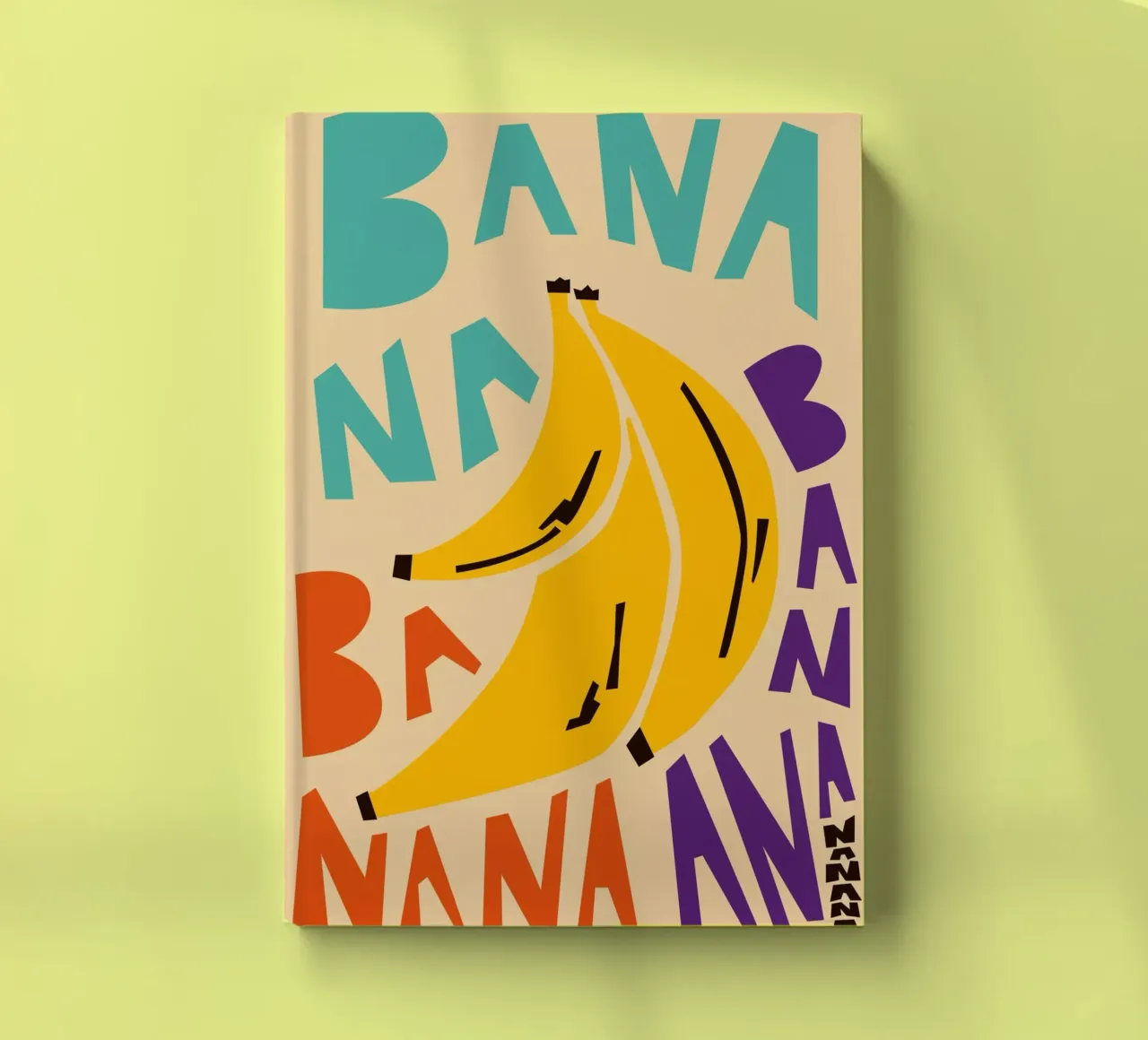Bana Banana notebook by Fox & Velvet