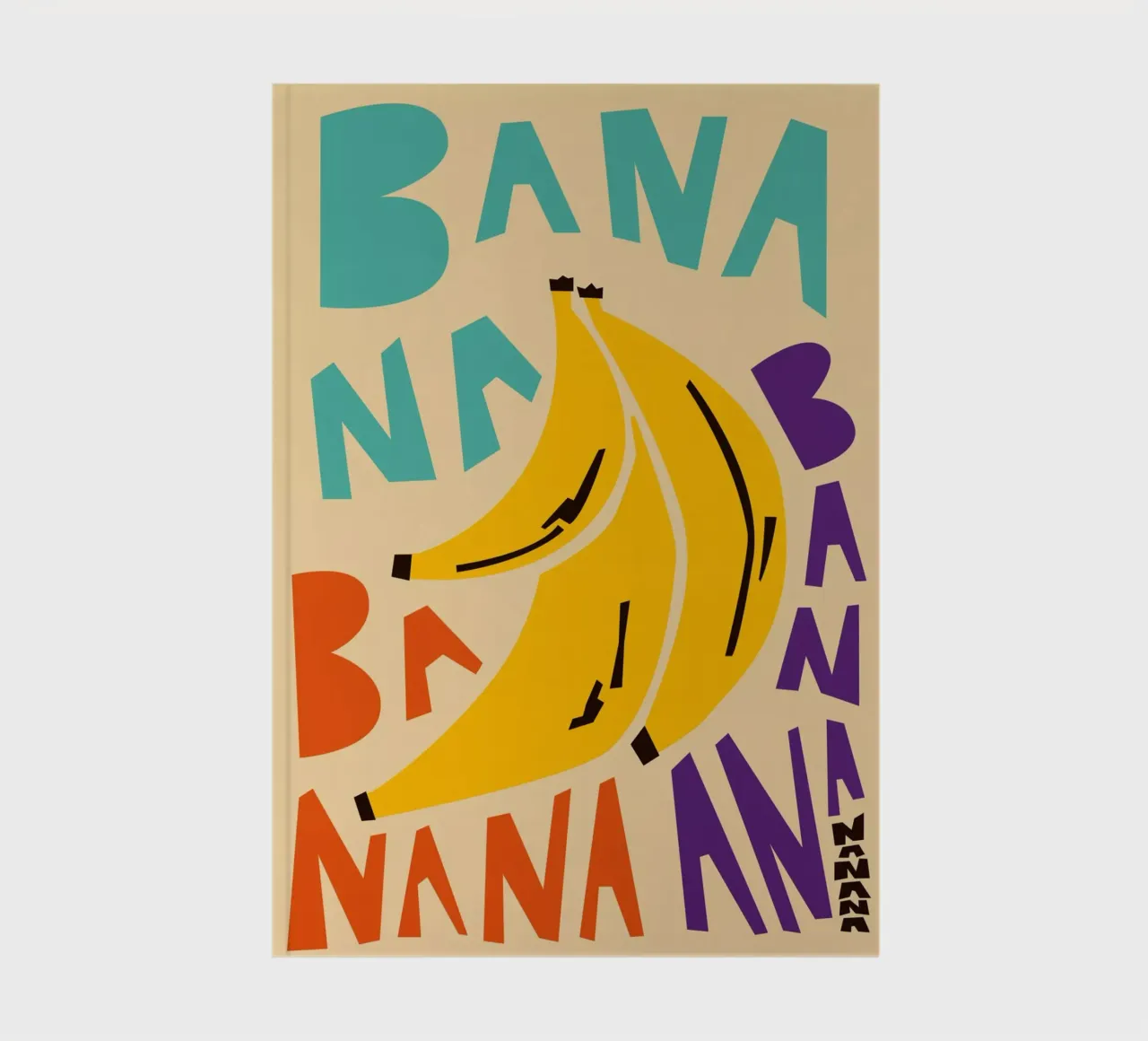 Bana Banana notebook by Fox & Velvet