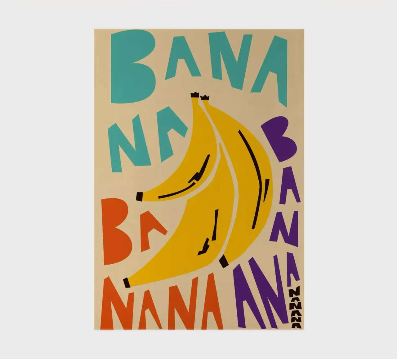 Bana Banana notebook by Fox & Velvet