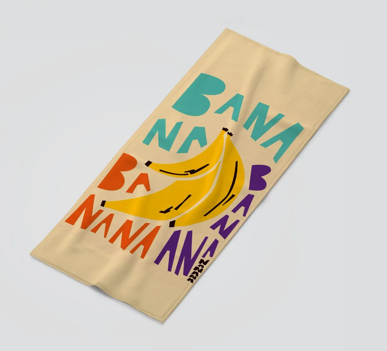 Bana Banana beach towel by Fox & Velvet