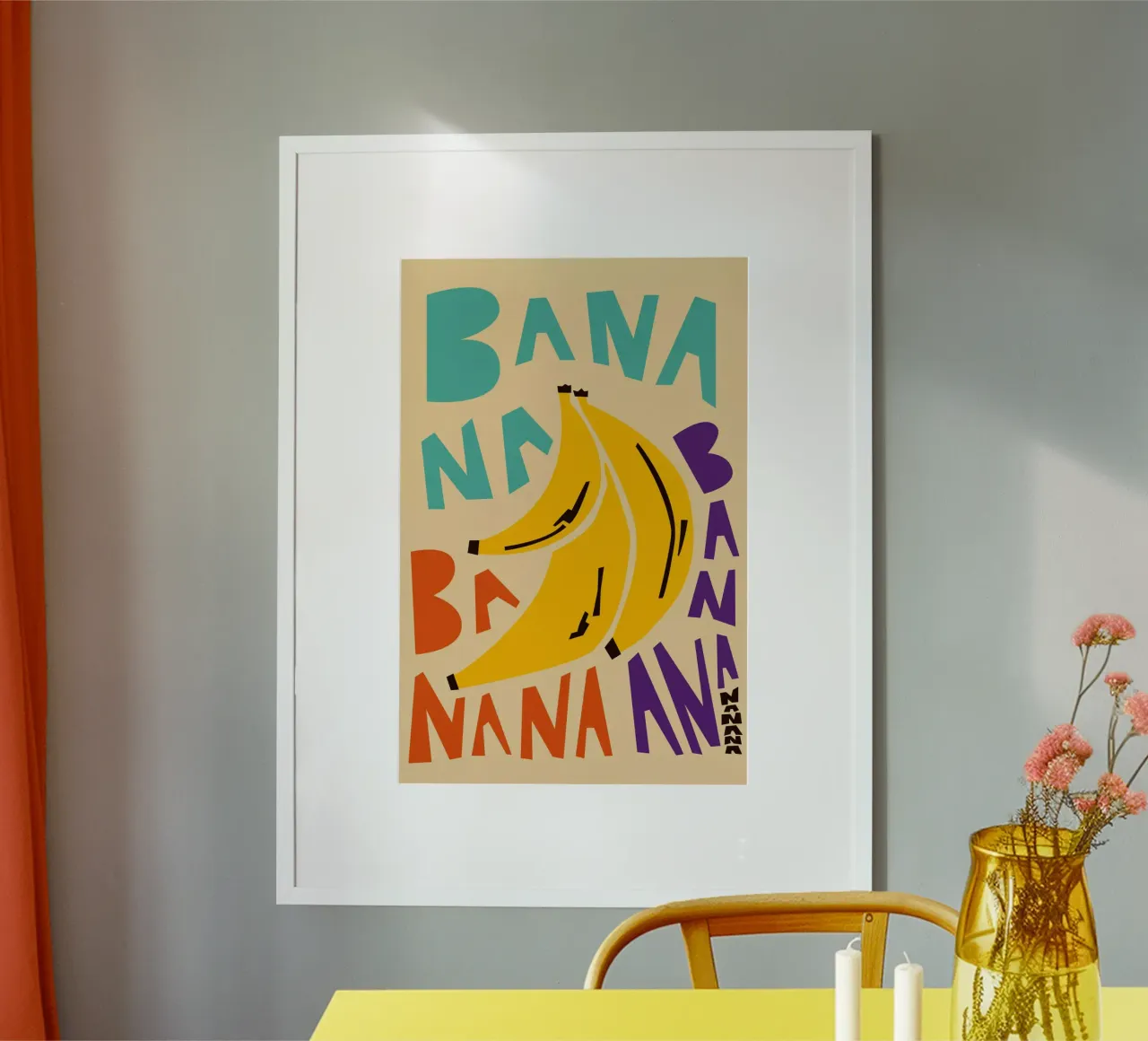 Bana Banana poster by Fox & Velvet
