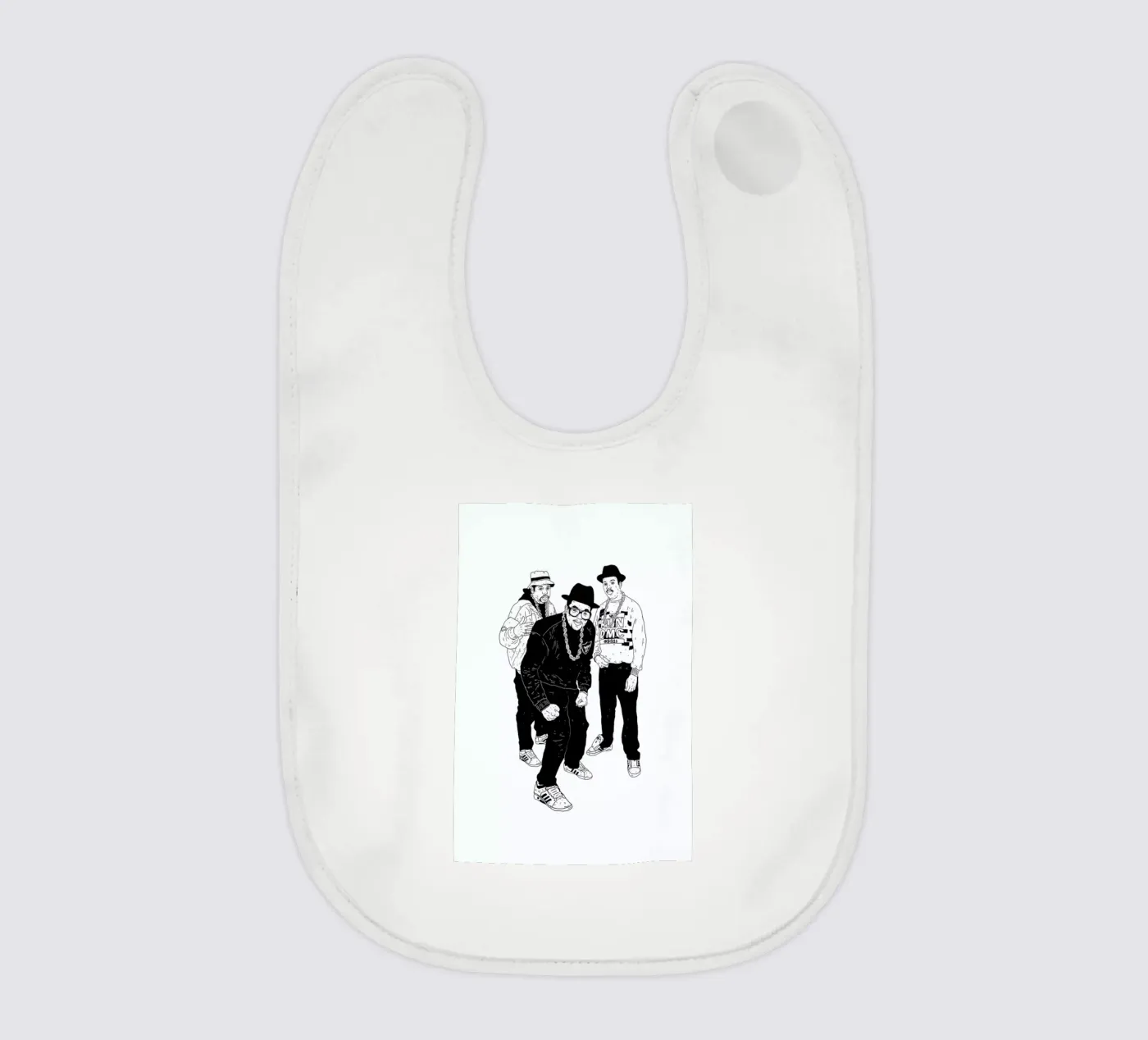 Run baby bib by Nick Cocozza