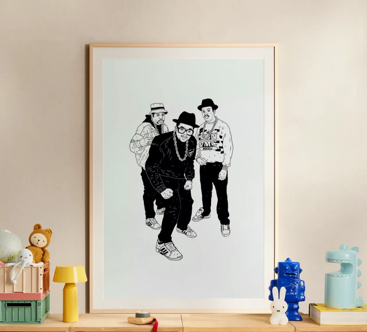 Run poster con telaio in plastica da Nick Cocozza