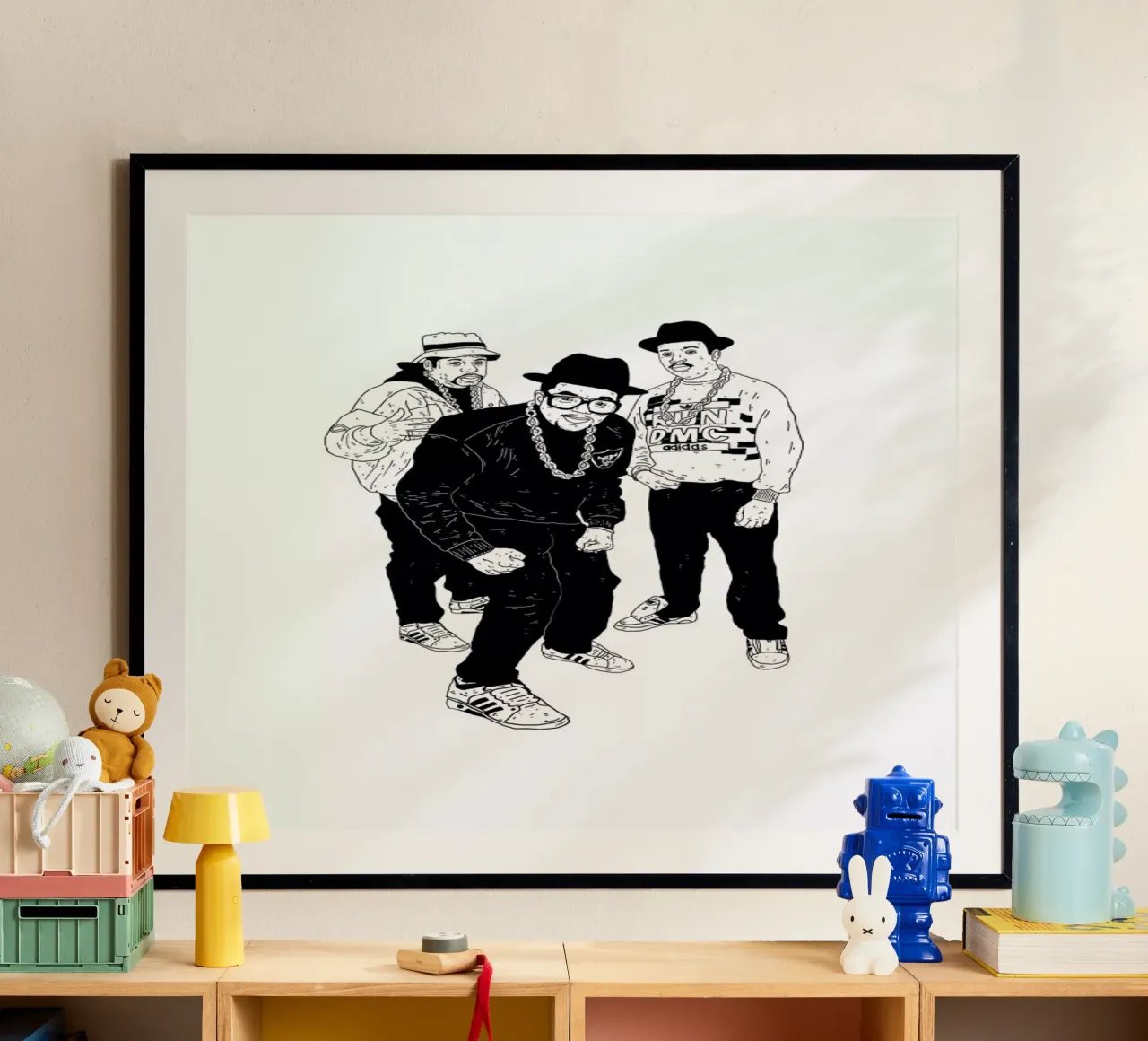 Run poster con telaio in plastica da Nick Cocozza