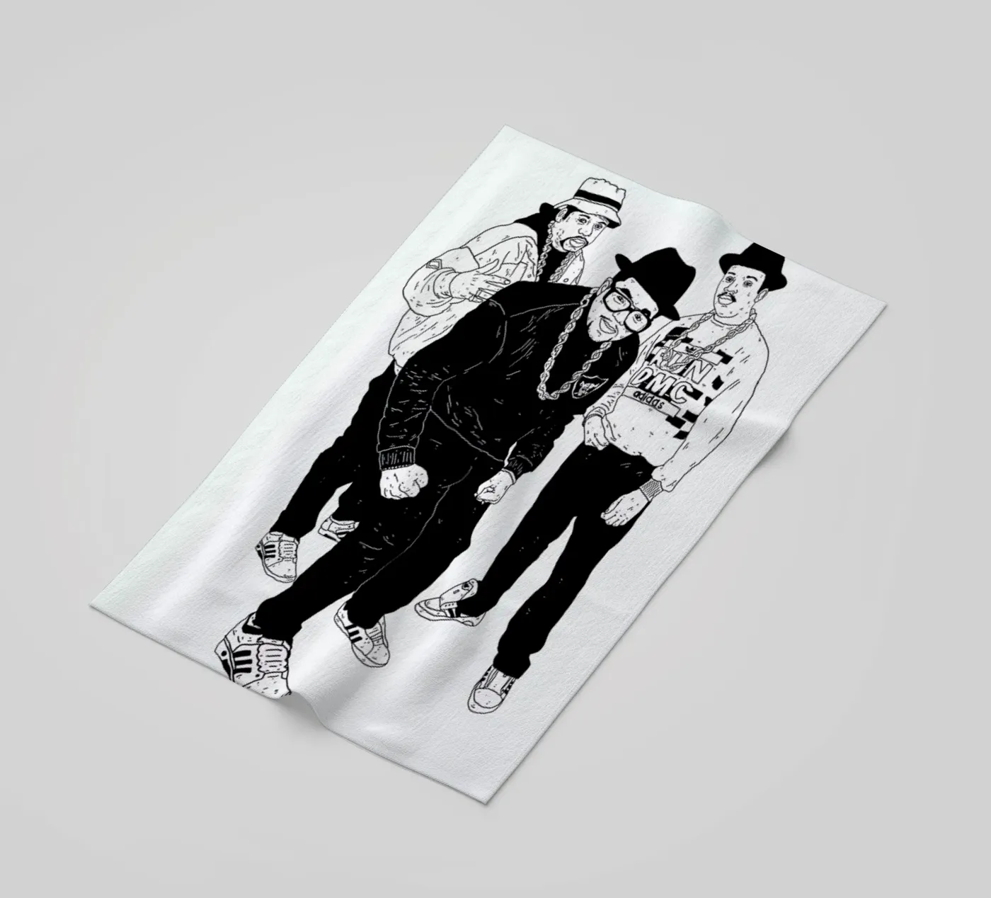 Run beach towel by Nick Cocozza