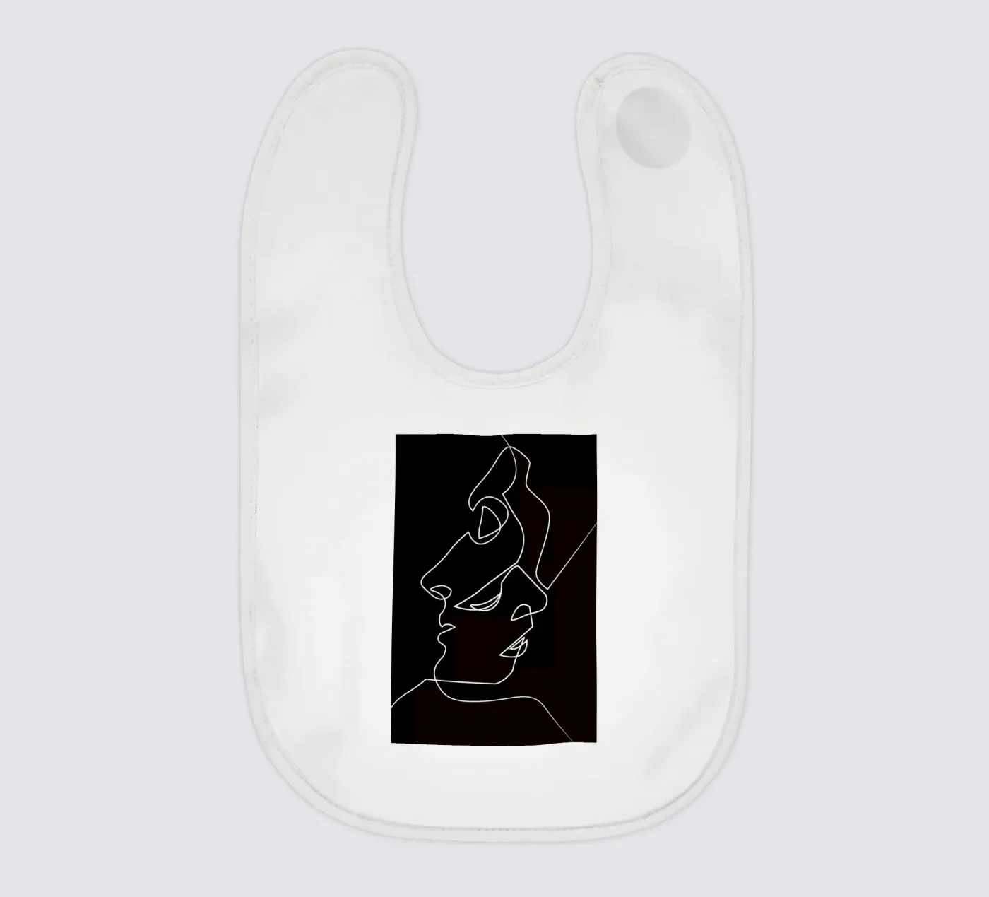 Close Noir Babylätzchen von Quibe