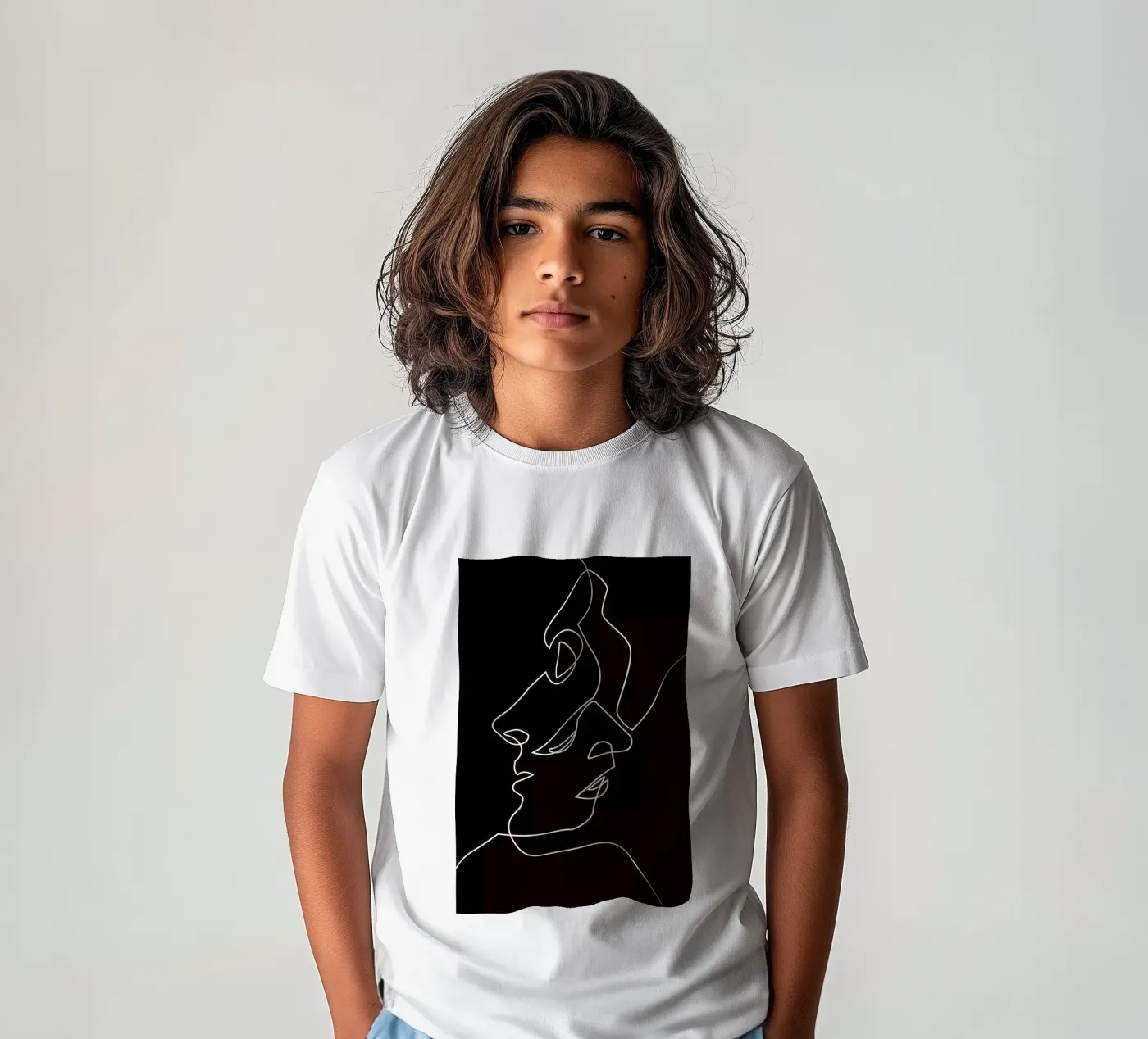 Close Noir t-shirt bambini da Quibe