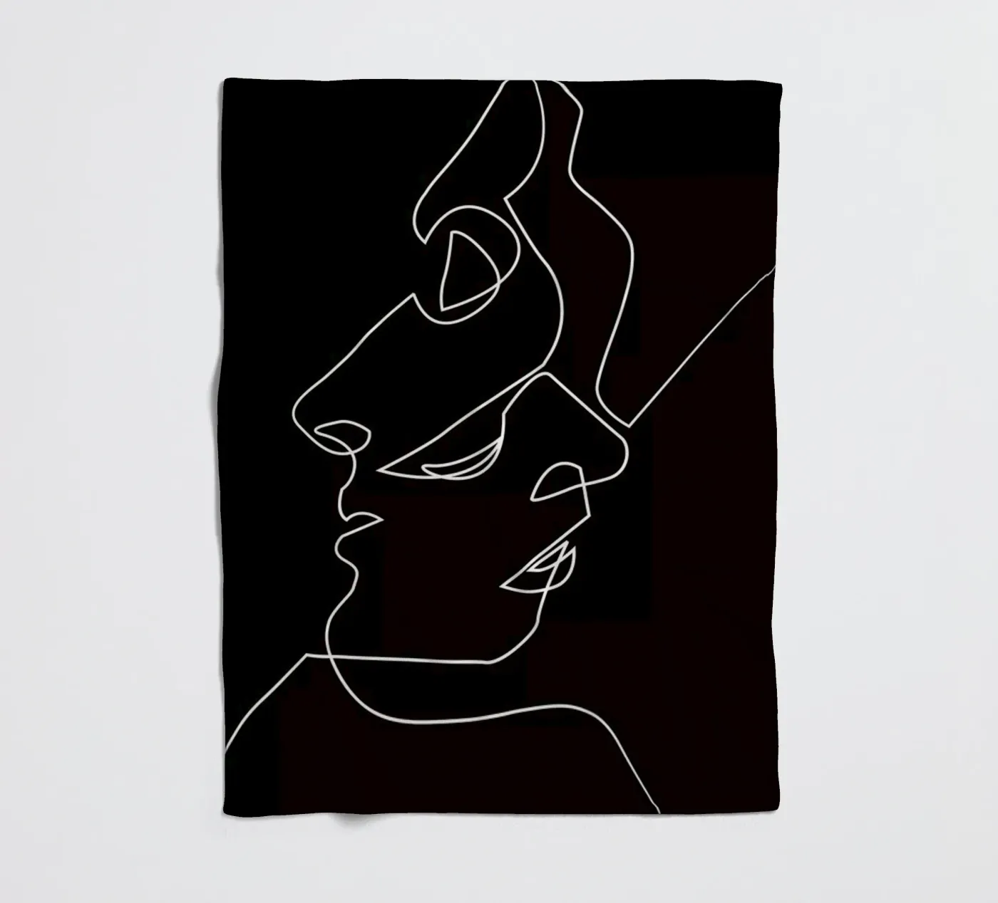 Close Noir Fleecedecke von Quibe