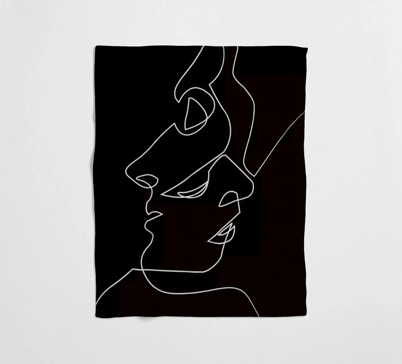 Close Noir Fleecedecke von Quibe
