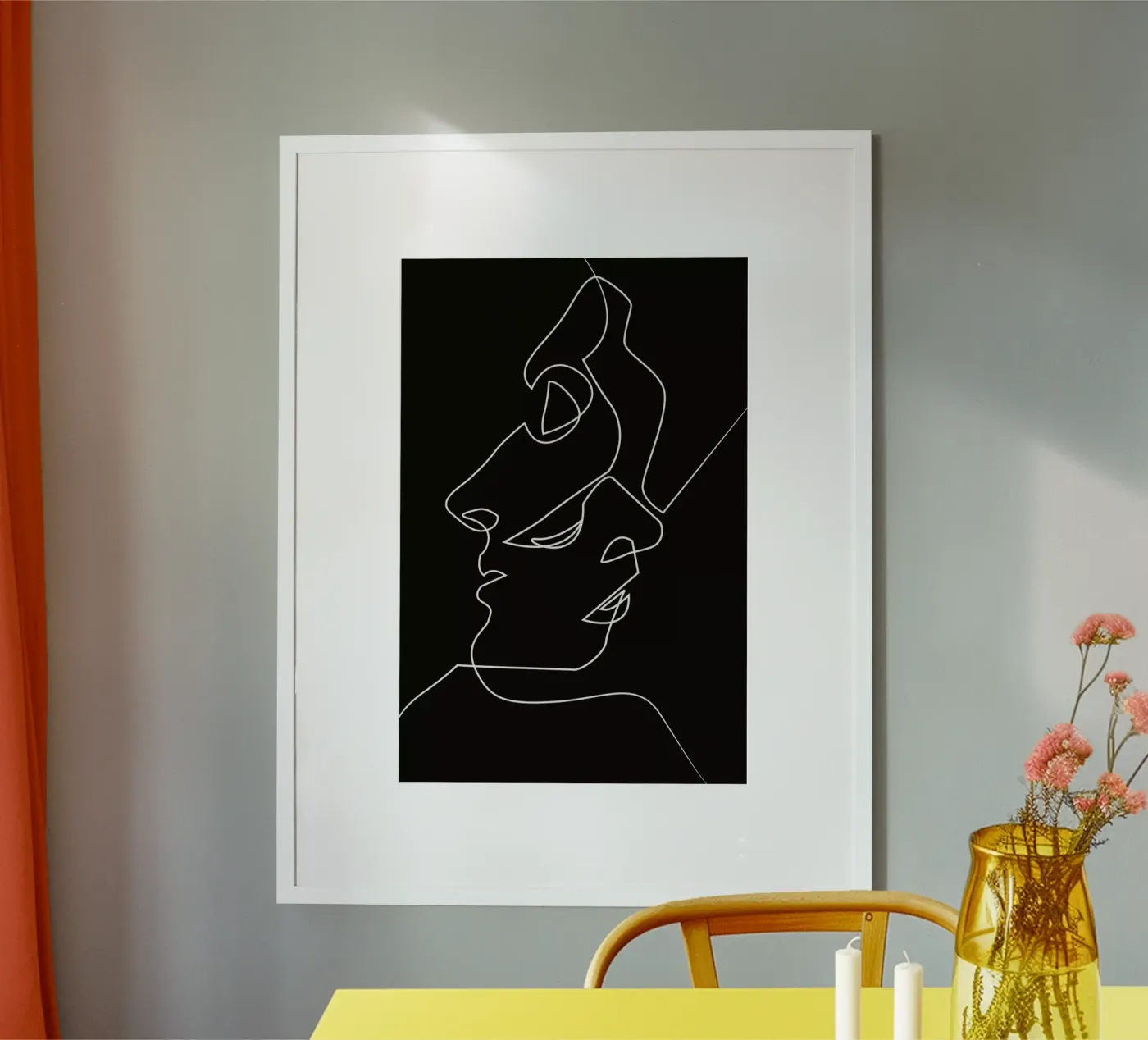 Close Noir poster van Quibe