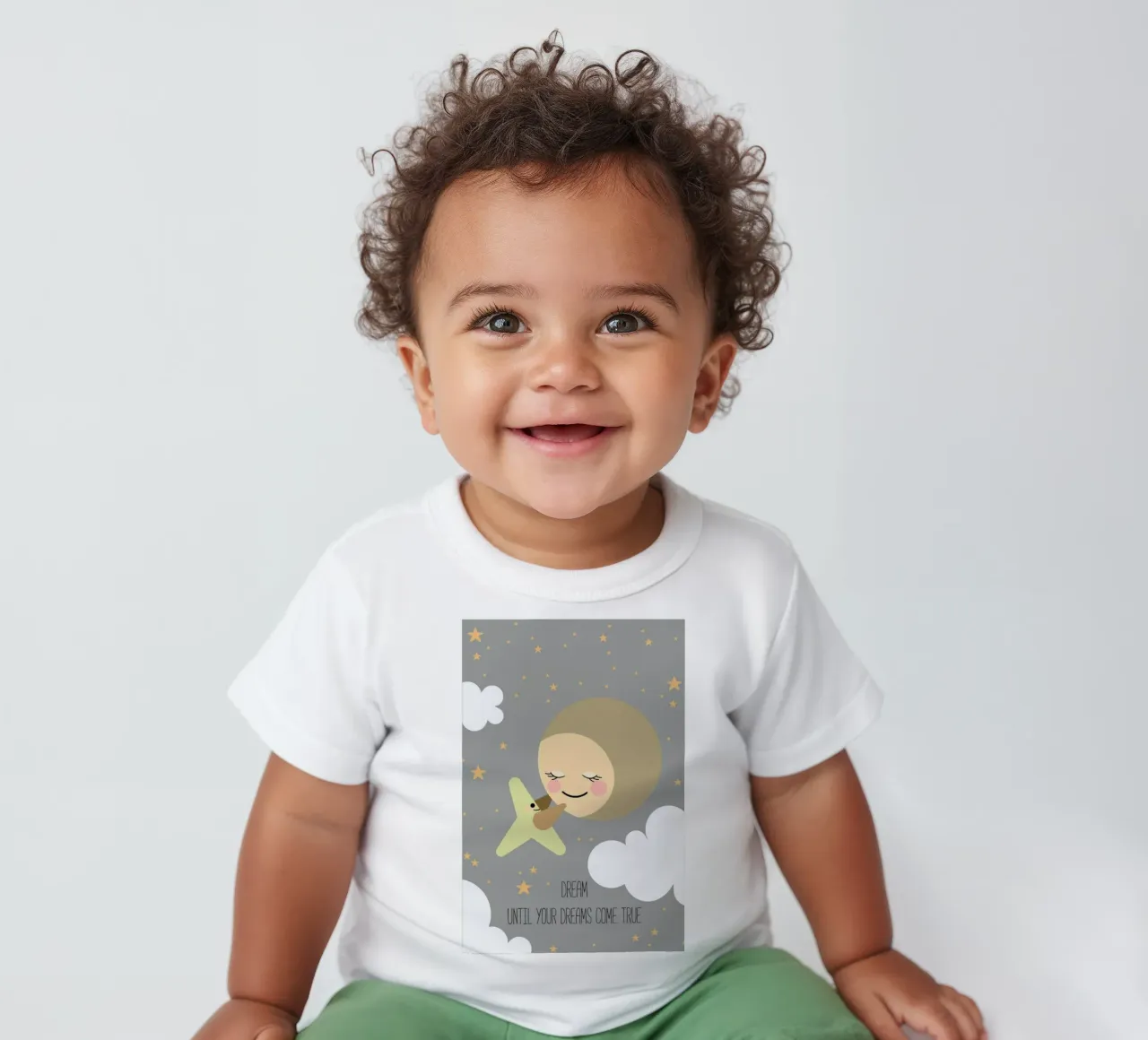 Moon baby t-shirt by Sabrina Ziegenhorn