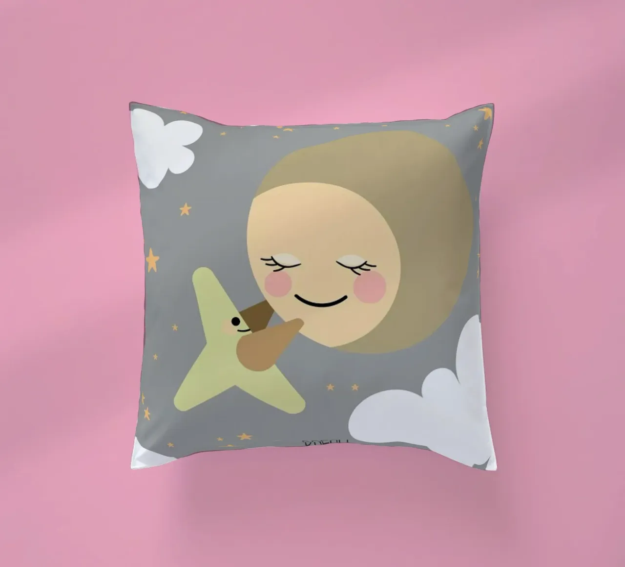 Moon cuscino da Sabrina Ziegenhorn