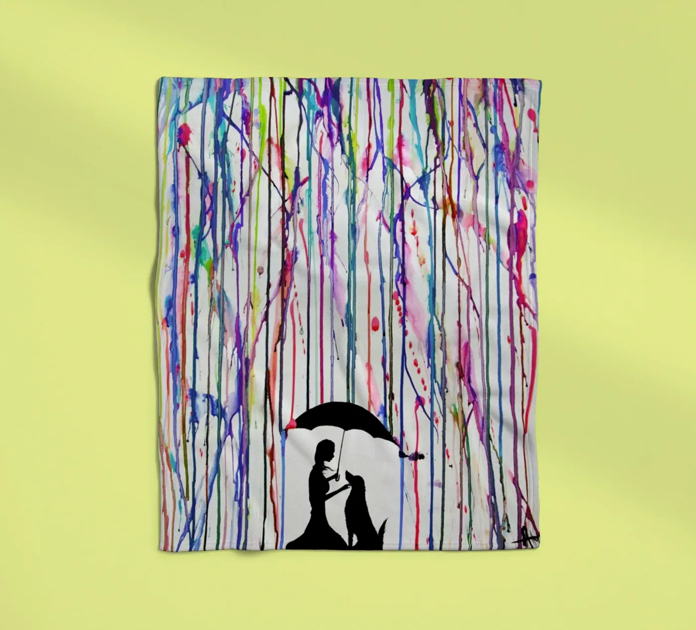 Sempre fleece blanket by Marc Allante