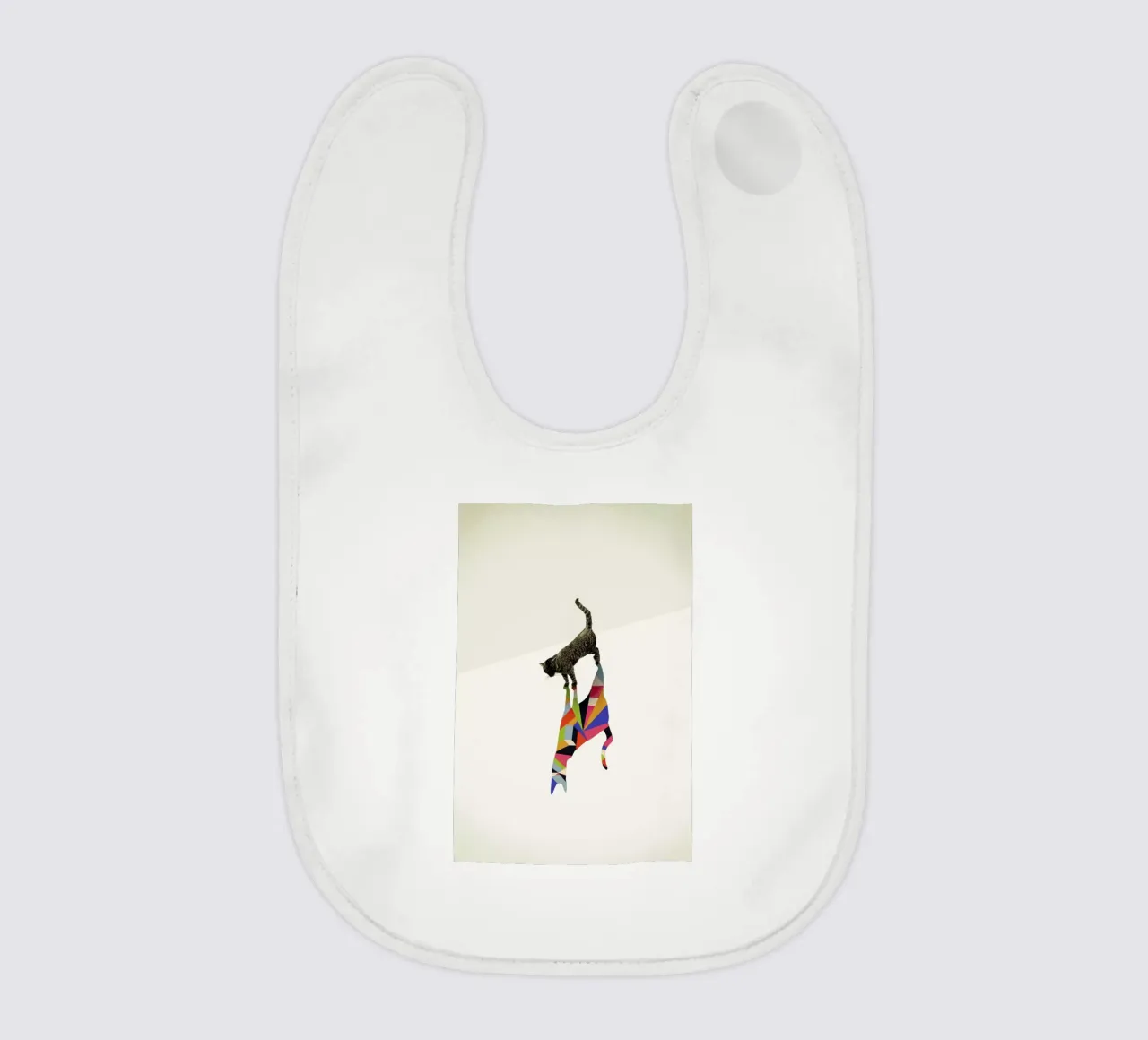 Walking Shadow - Cat Babylätzchen von Jason Ratliff