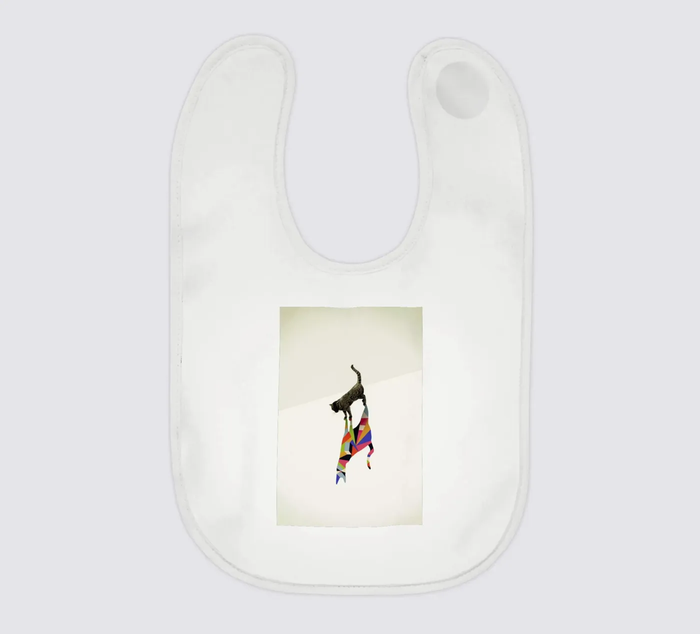 Walking Shadow - Cat Babylätzchen von Jason Ratliff