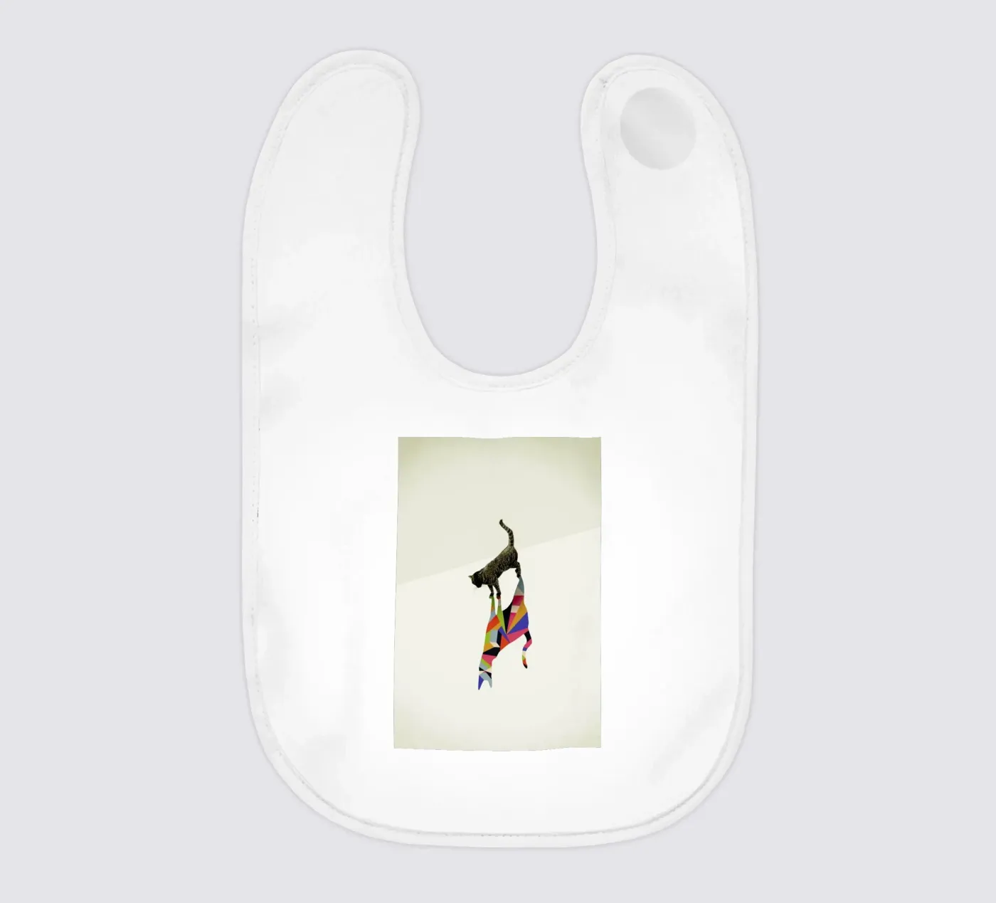 Walking Shadow - Cat Babylätzchen von Jason Ratliff