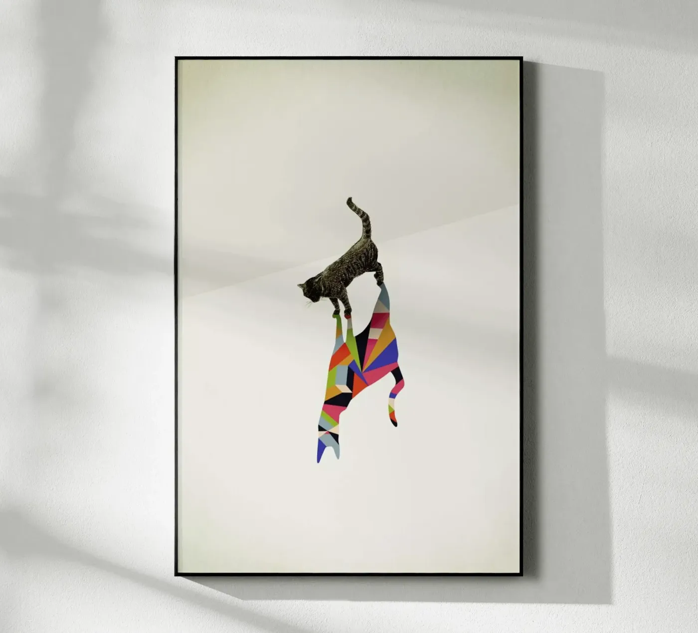 Walking Shadow - Cat plexiglas de Jason Ratliff