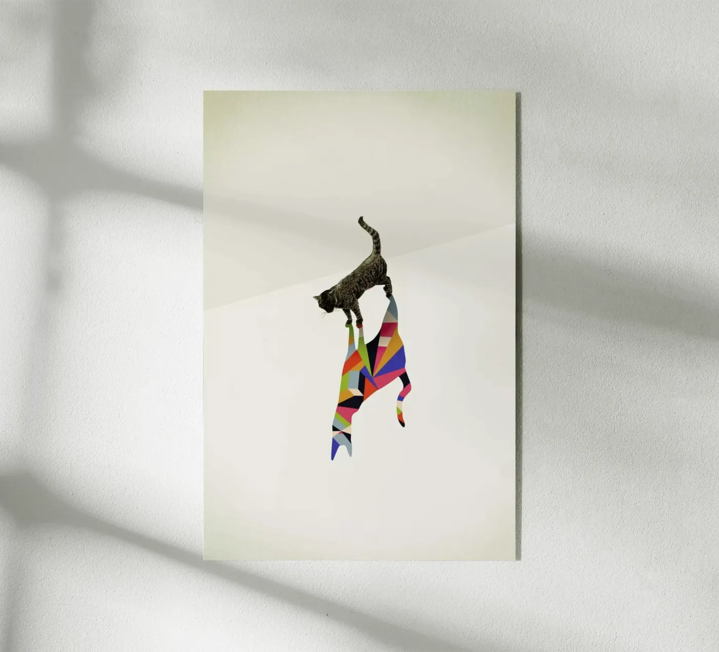 Walking Shadow - Cat plexiglas de Jason Ratliff