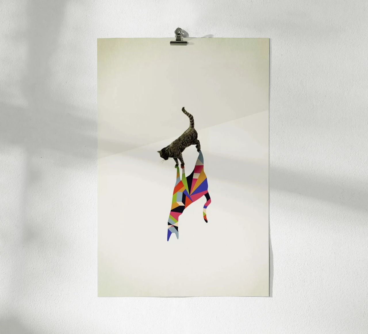 Walking Shadow - Cat poster by Jason Ratliff