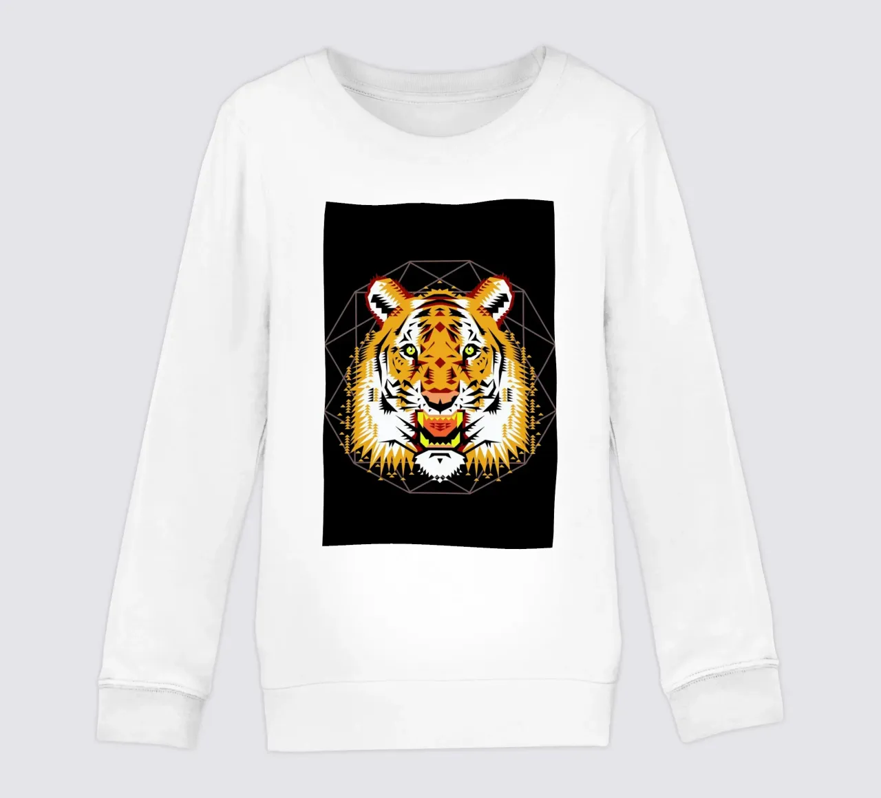 Geometric Tiger felpa bambino da Chobopop