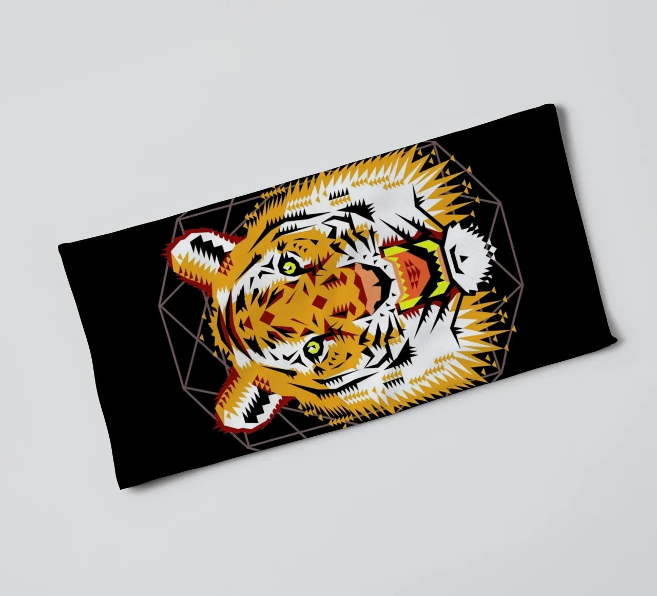 Geometric Tiger asciugamano da bagno da Chobopop