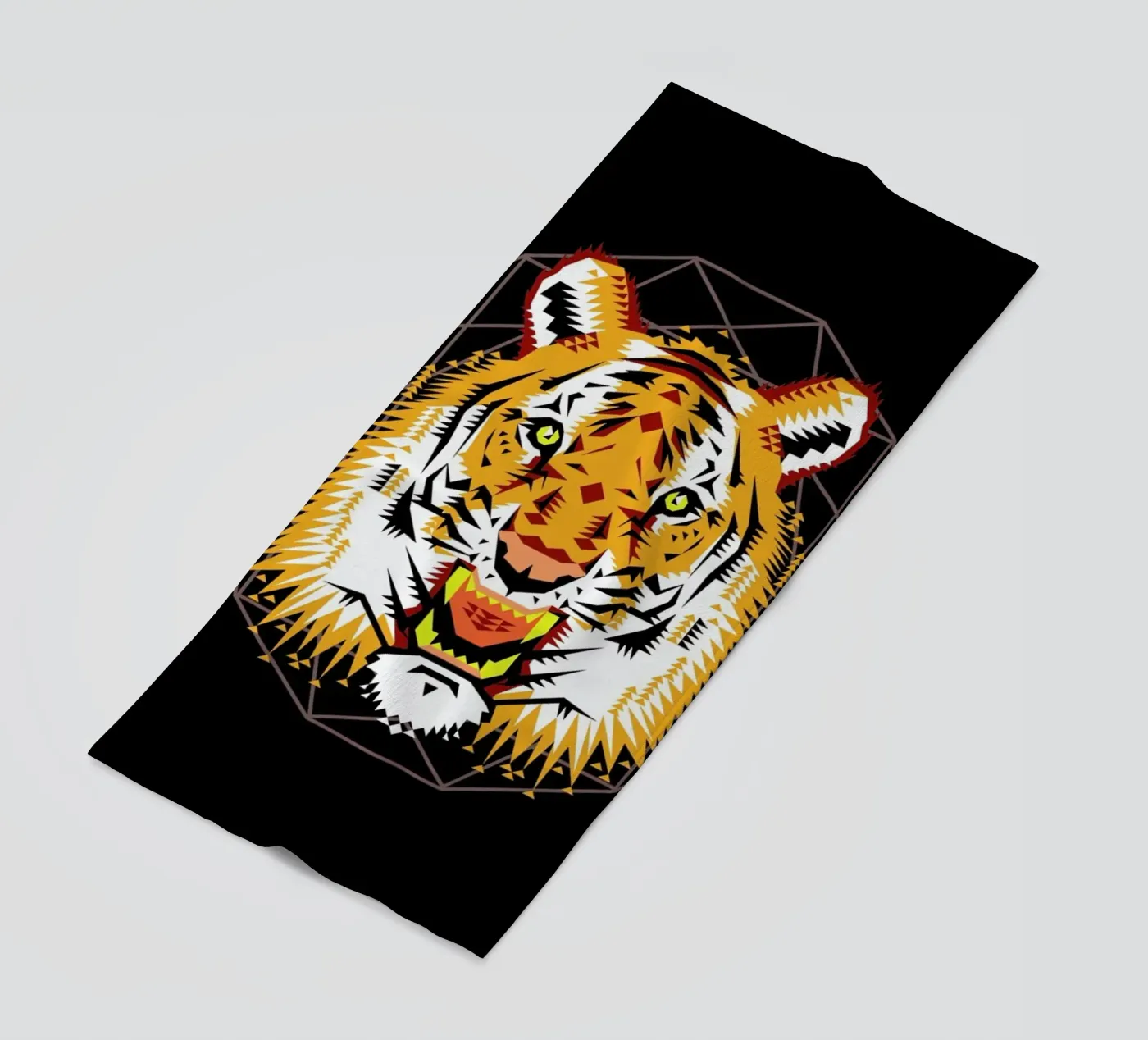 Geometric Tiger telo mare da Chobopop