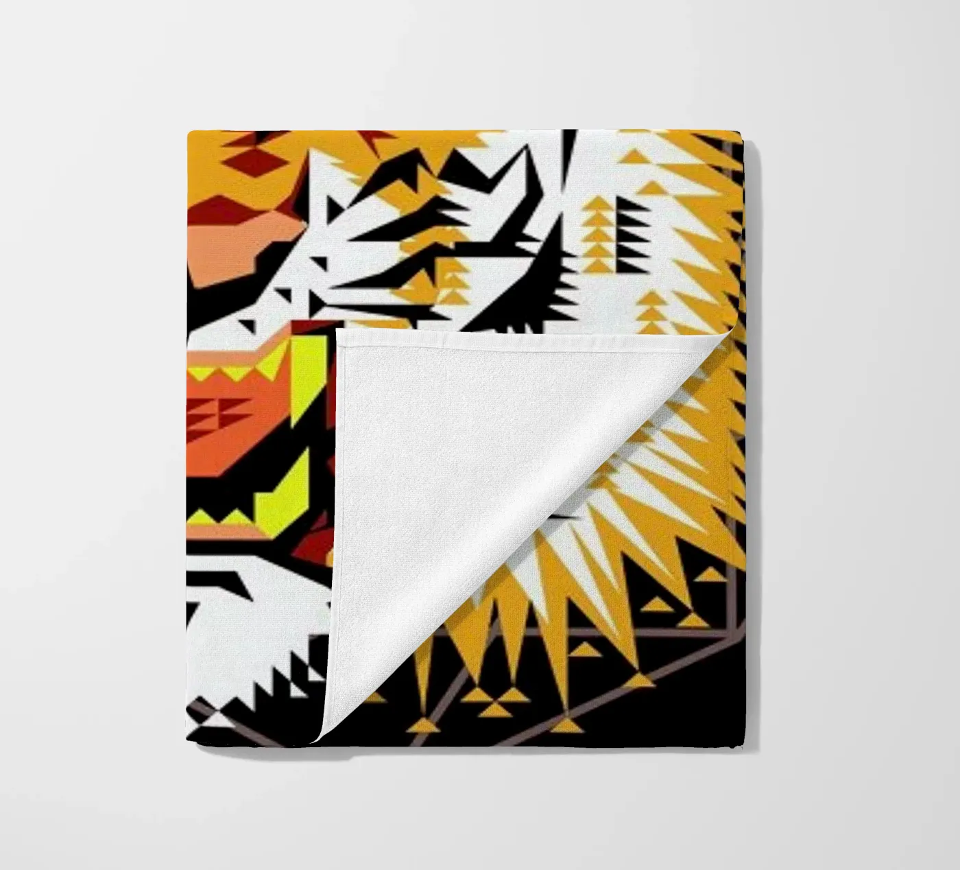 Geometric Tiger telo mare da Chobopop