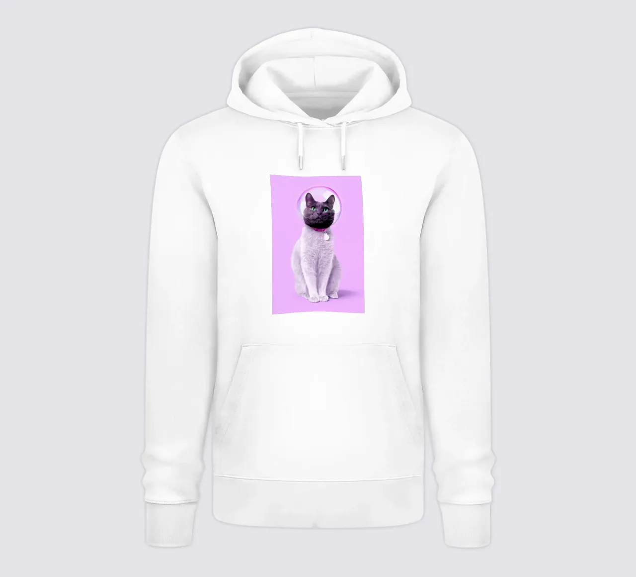 Space Cat felpa con cappuccio da Paul Fuentes Design