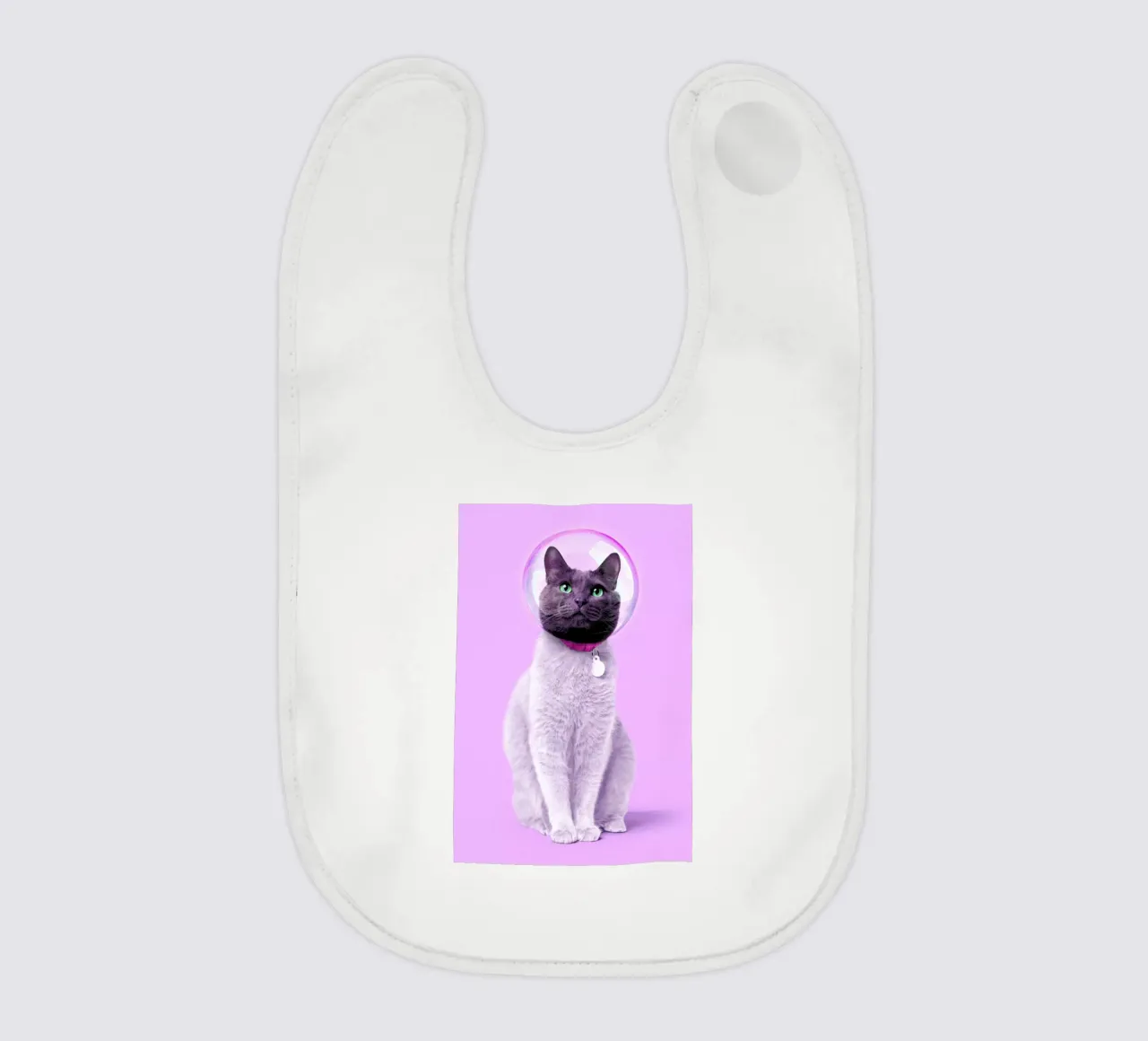 Space Cat bavaglino da Paul Fuentes Design