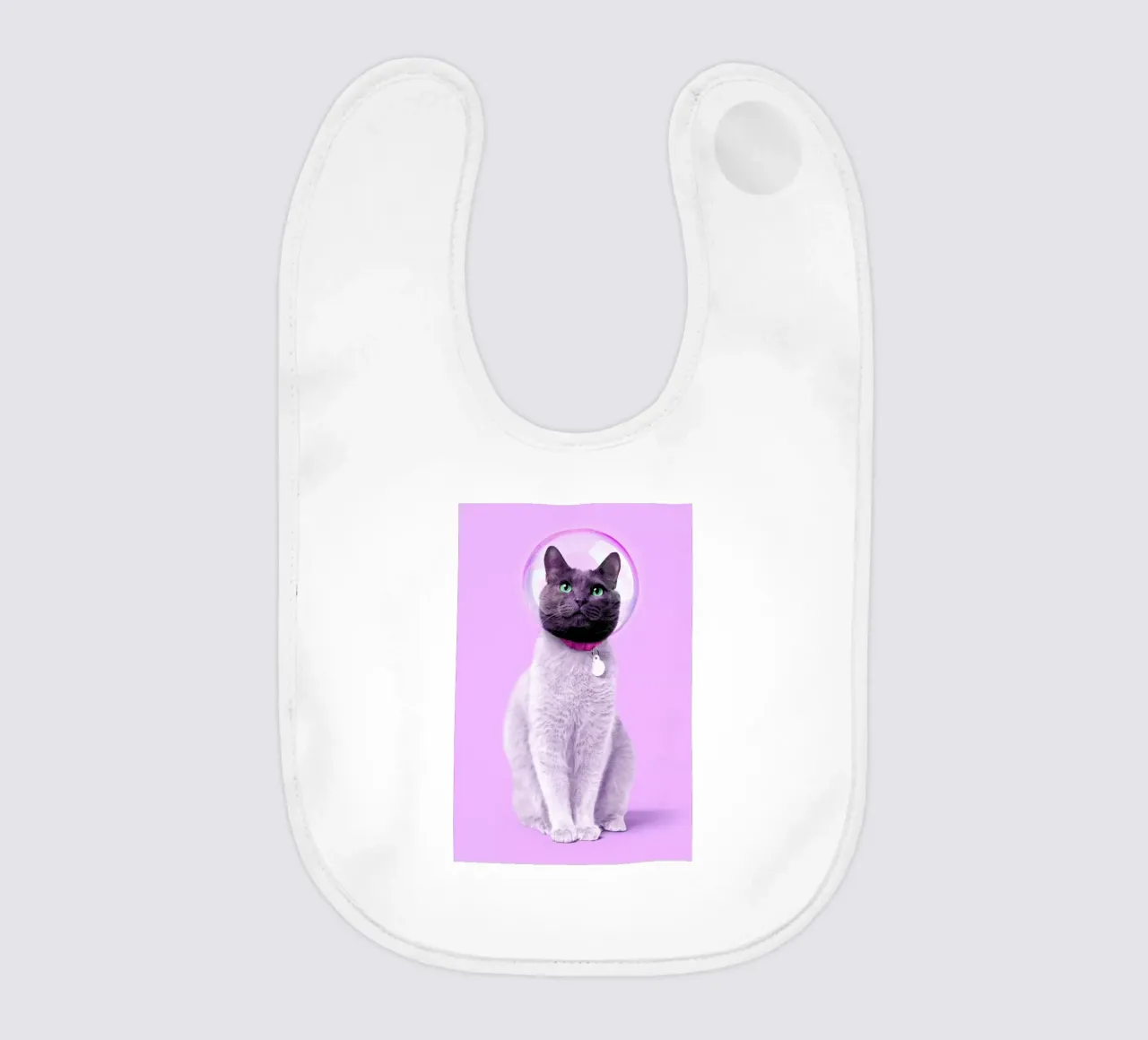 Space Cat bavaglino da Paul Fuentes Design