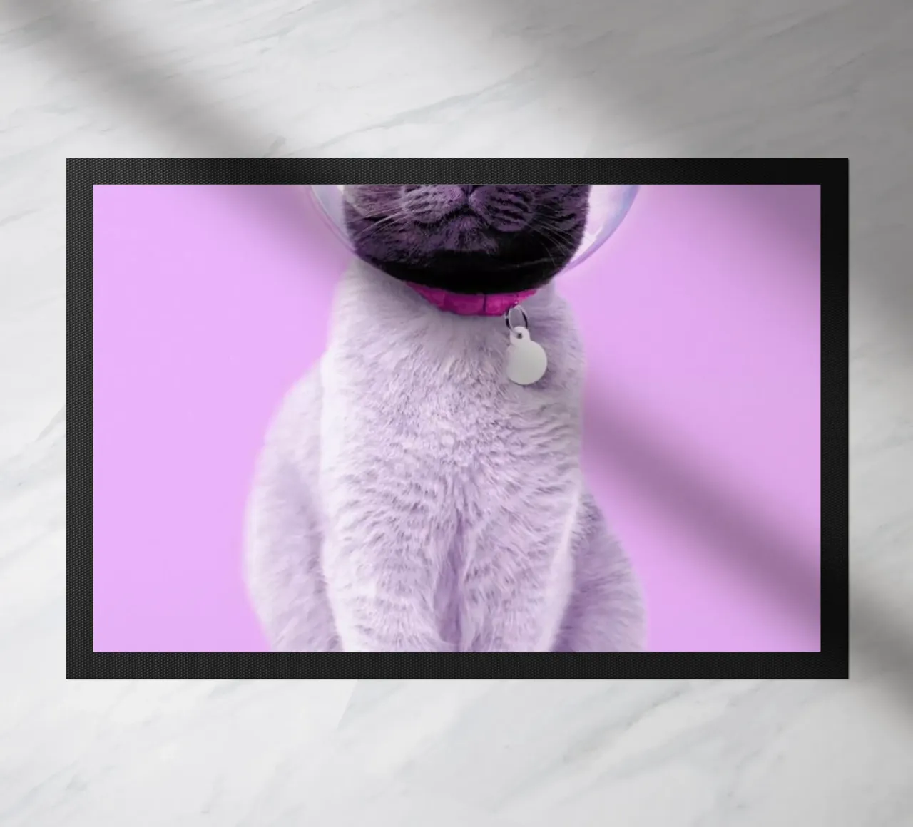 Space Cat doormat by Paul Fuentes Design