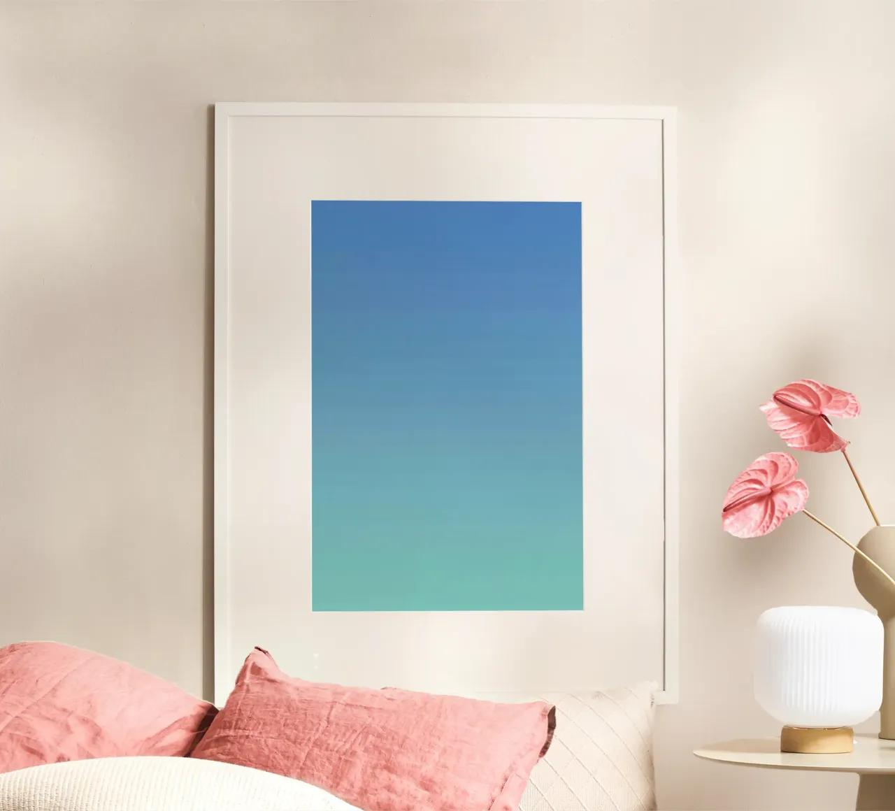 Cool Nights poster con telaio in legno da Oh Darling