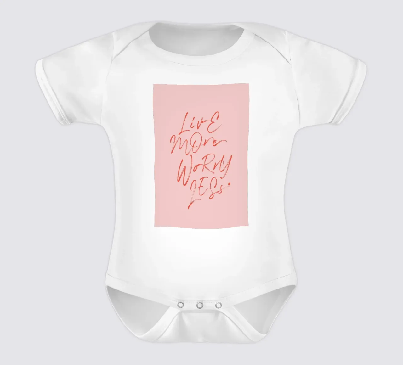 Live More body neonato maniche corte da Honeymoon Hotel