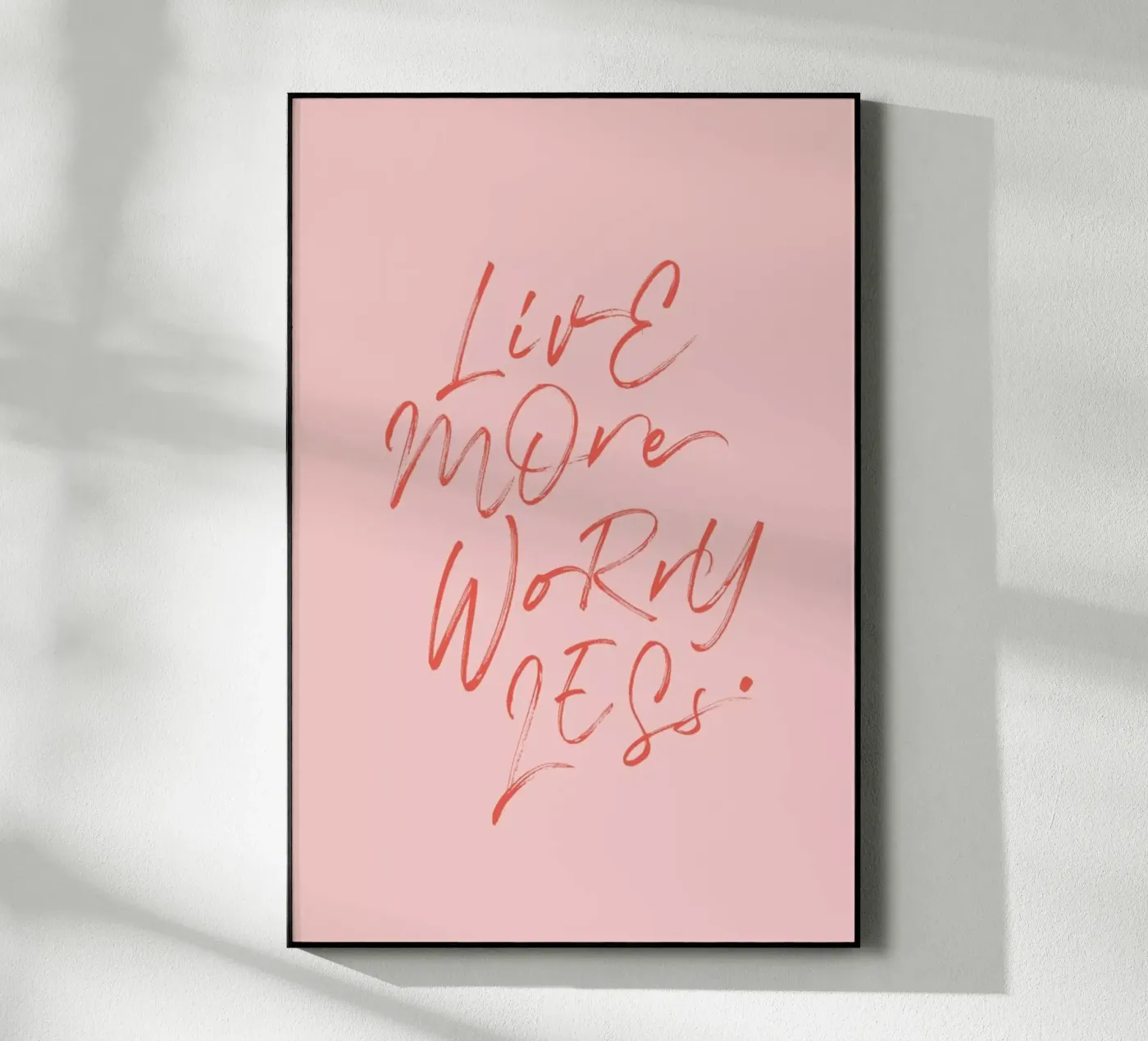 Live More plexiglas de Honeymoon Hotel