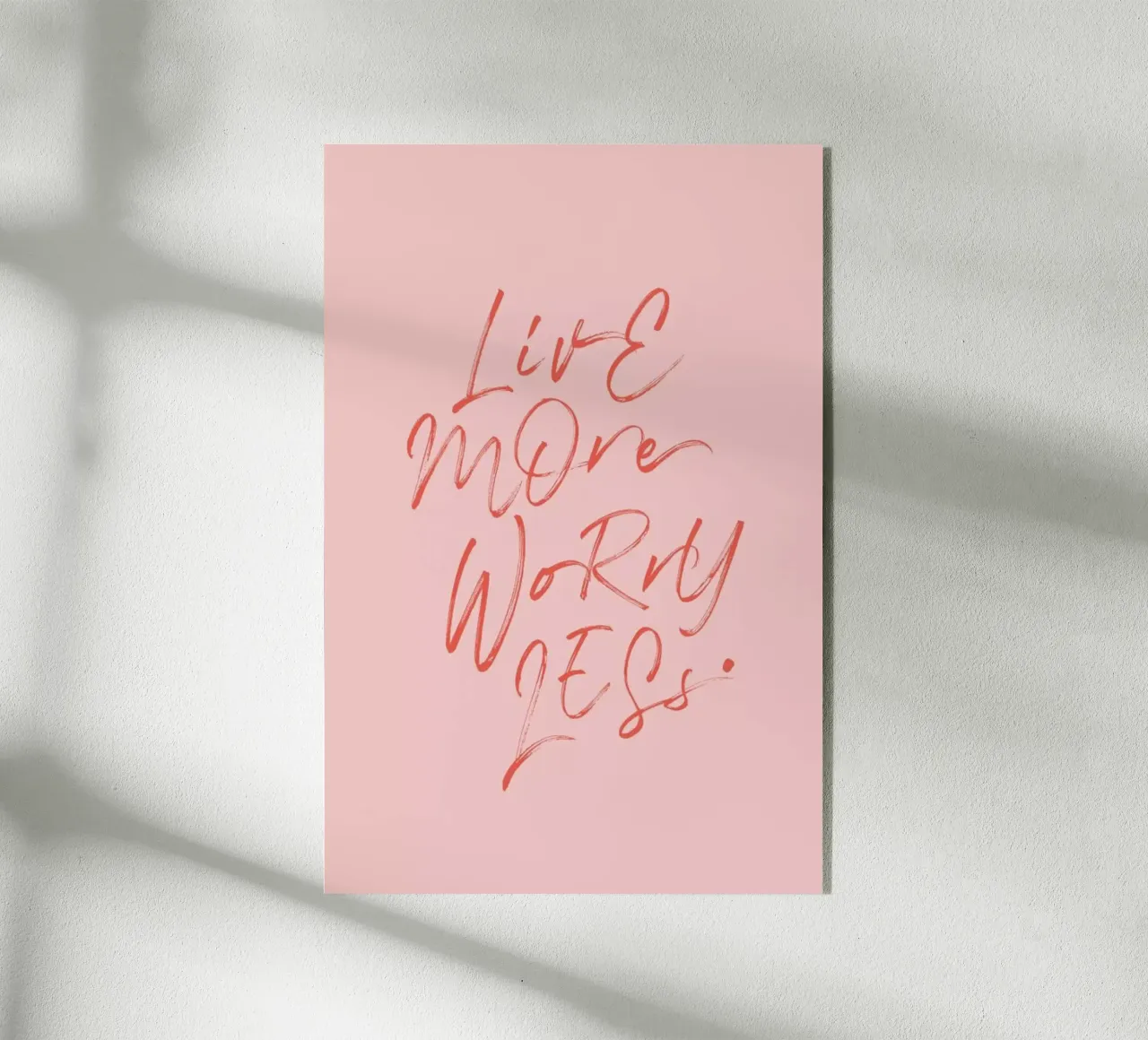 Live More plexiglass da Honeymoon Hotel