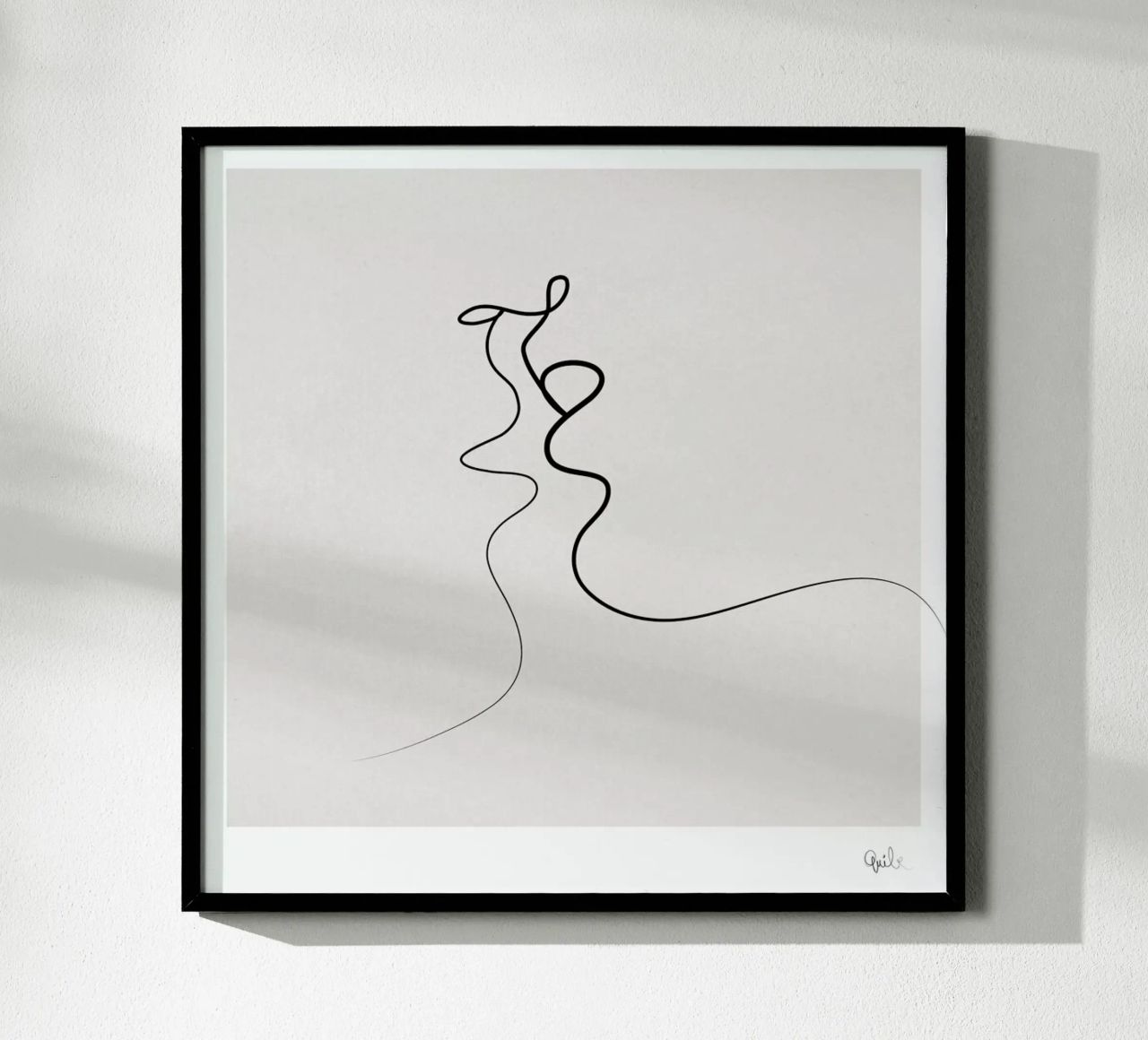 Kiss Poster von Quibe