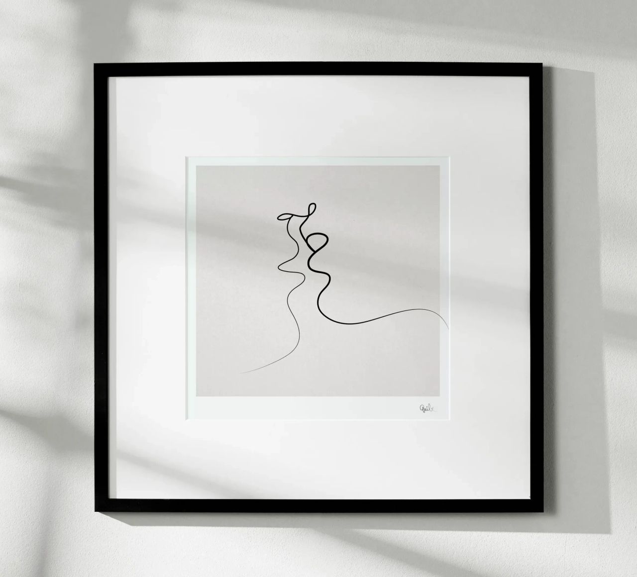 Kiss Poster von Quibe