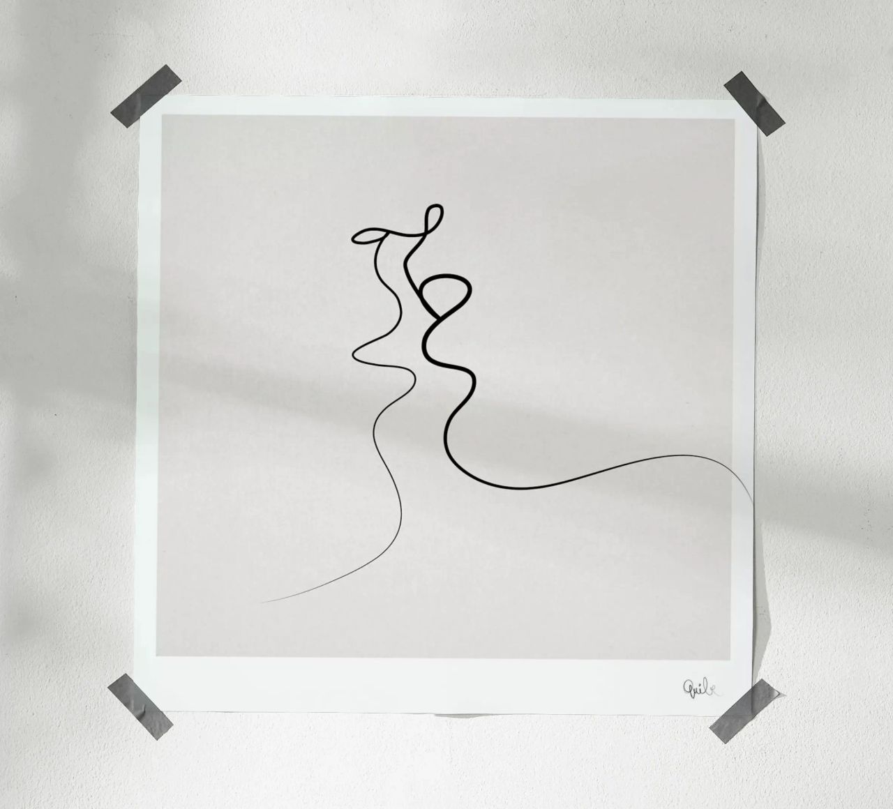 Kiss Poster von Quibe