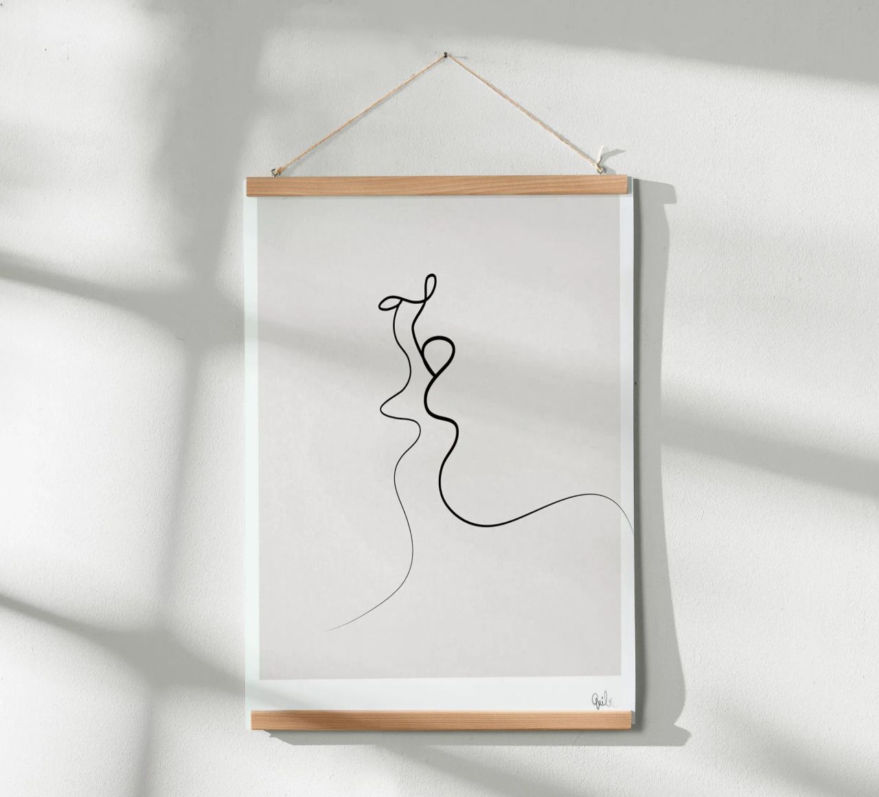 Kiss Poster von Quibe