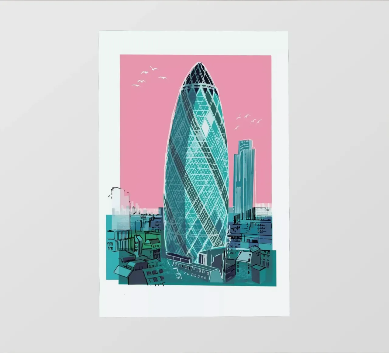 St. Mary Axe telo in pvc da Rocket68