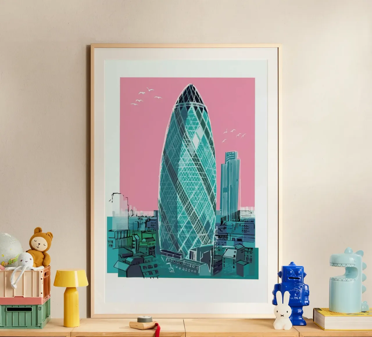 St. Mary Axe carta hahnemühle da Rocket68