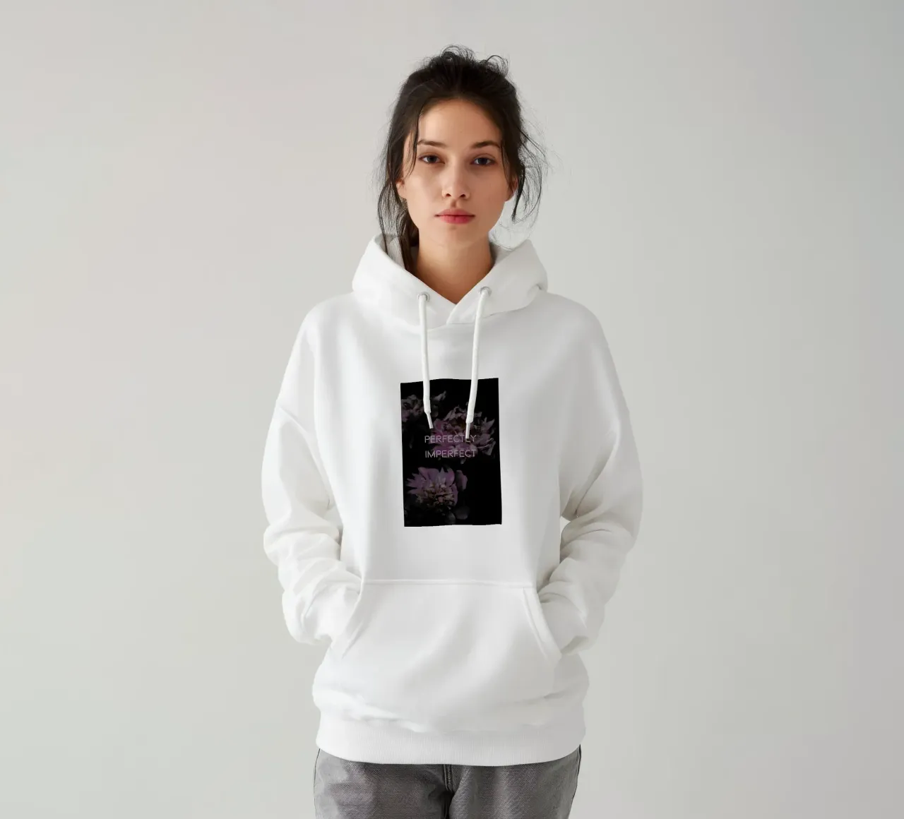 Perfectly imperfect felpa con cappuccio da Oh Darling